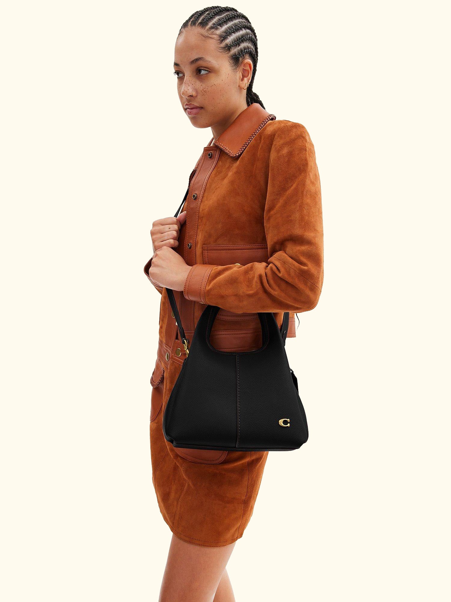 Lana 23 Small Leather Grab Bag