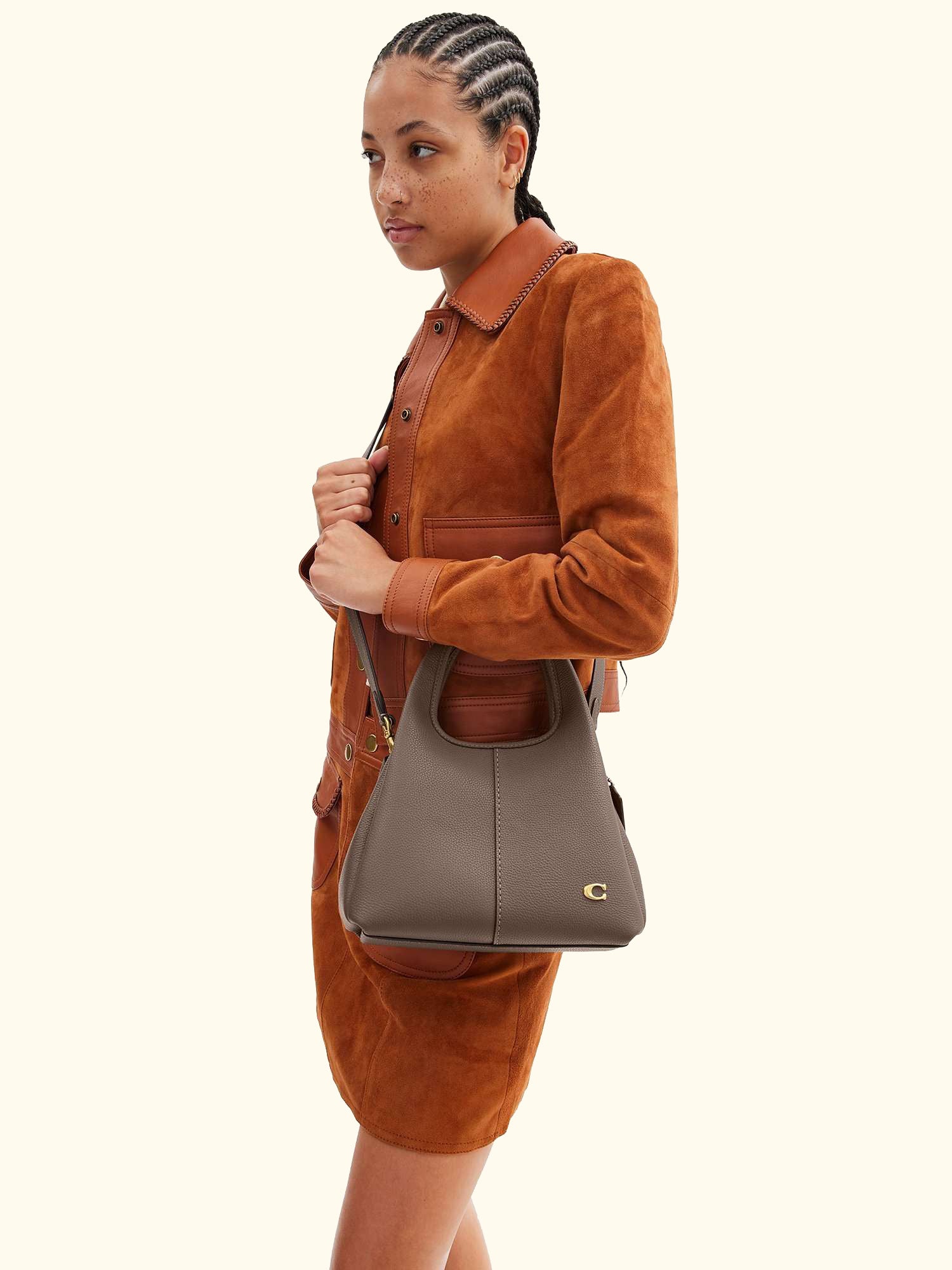 Lana 23 Small Leather Grab Bag