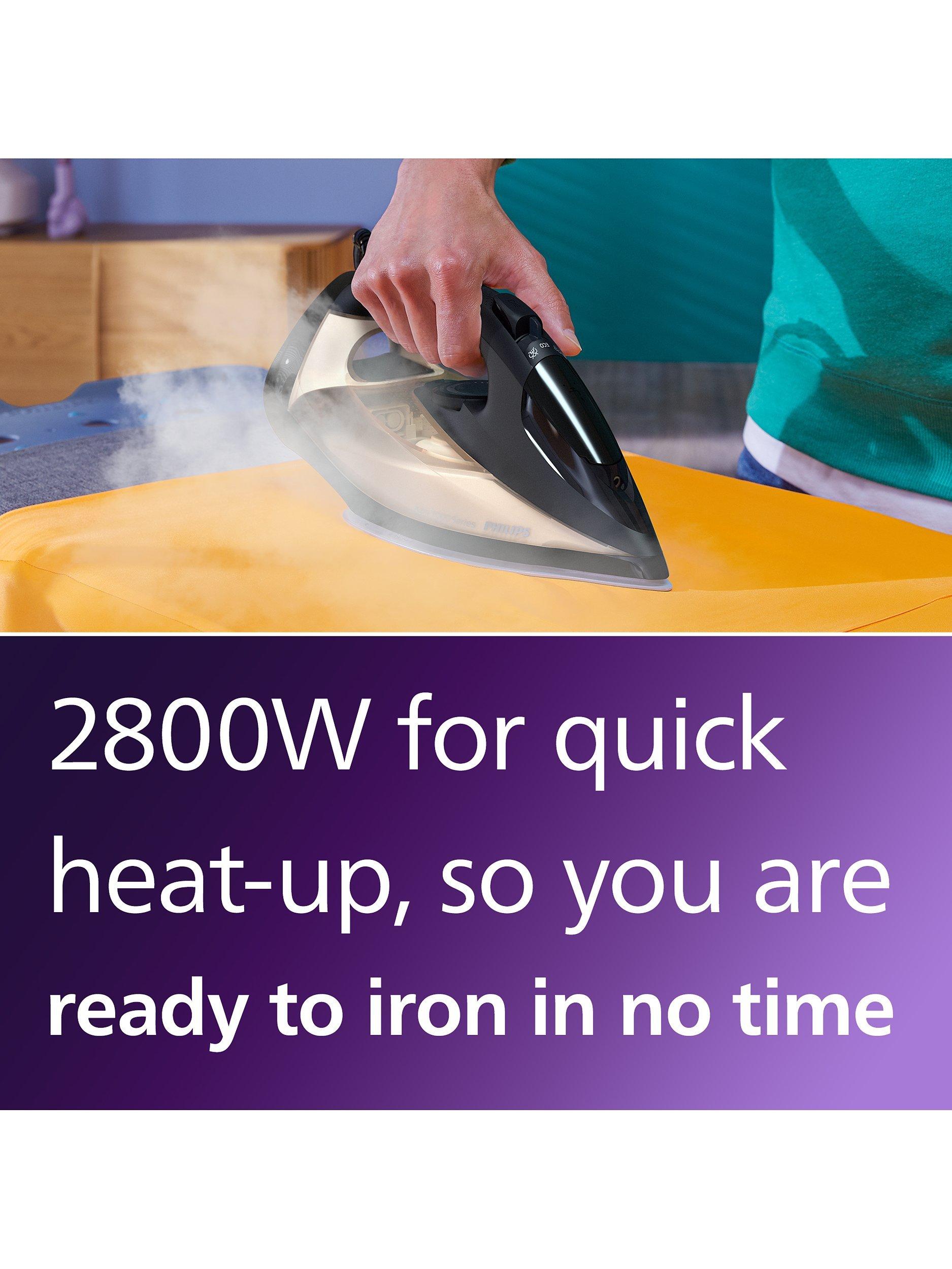 7000 Series DST7040/80 HV SteamGlide Elite Steam Iron, Black/Gold