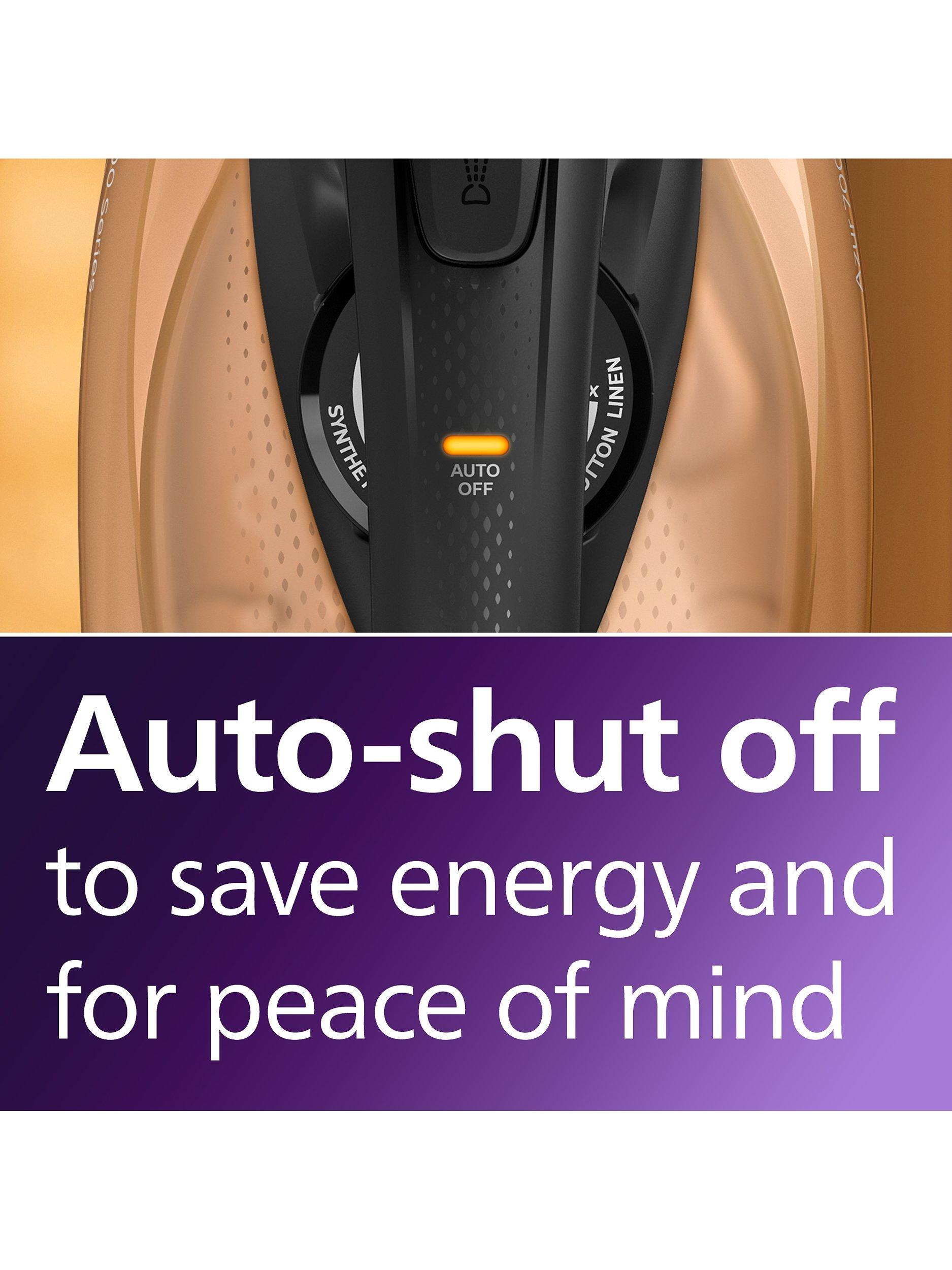 7000 Series DST7040/80 HV SteamGlide Elite Steam Iron, Black/Gold