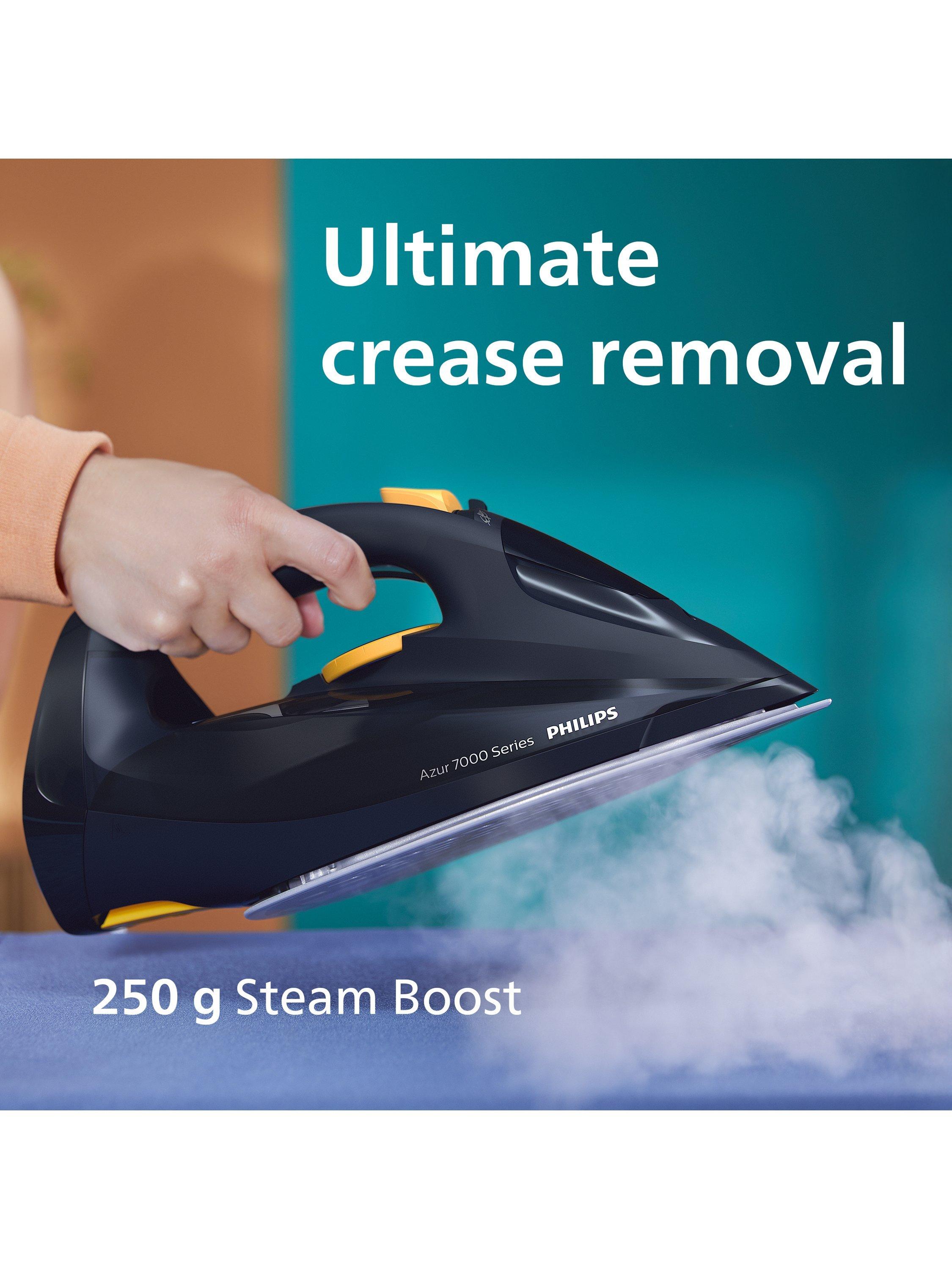 7000 Series DST7060/20 HV SteamGlide Elite Steam Iron, Blue/Yellow