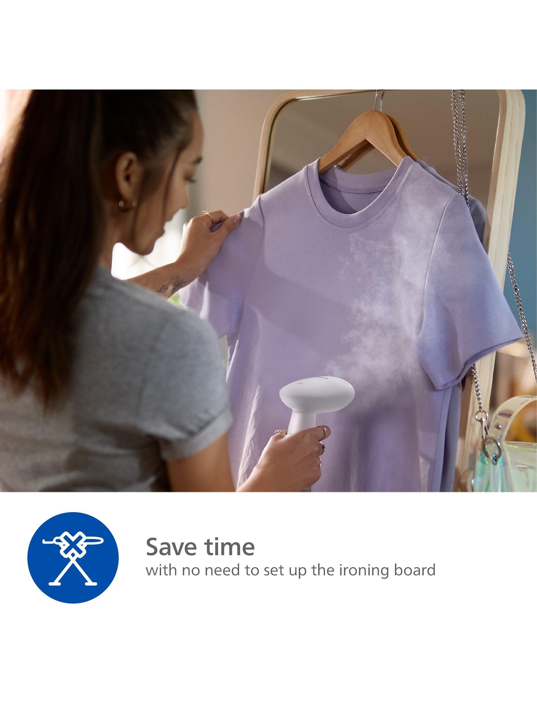 1000 Series STH1010/10 Clothes Steamer, White/Grey