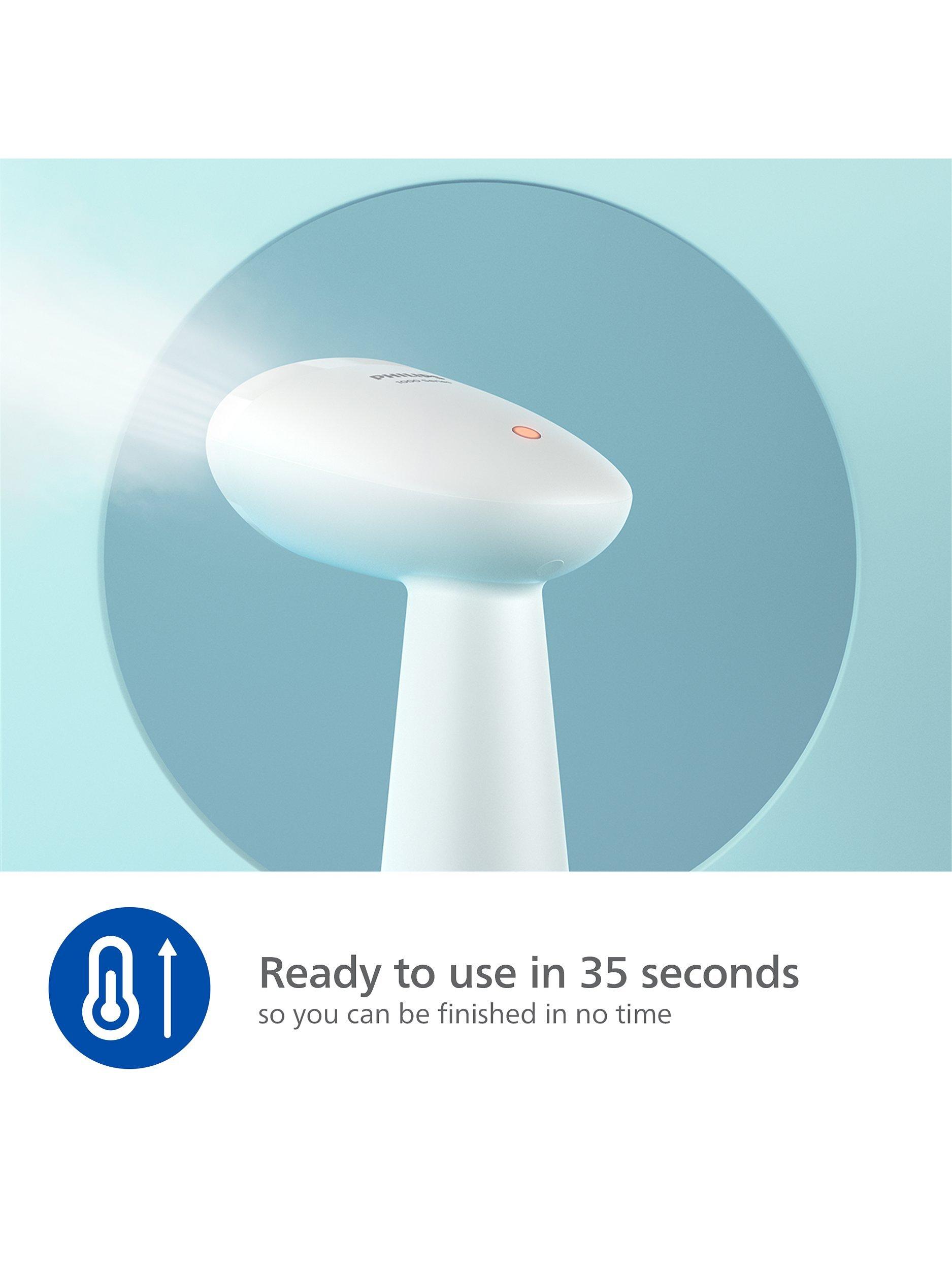 1000 Series STH1010/10 Clothes Steamer, White/Grey