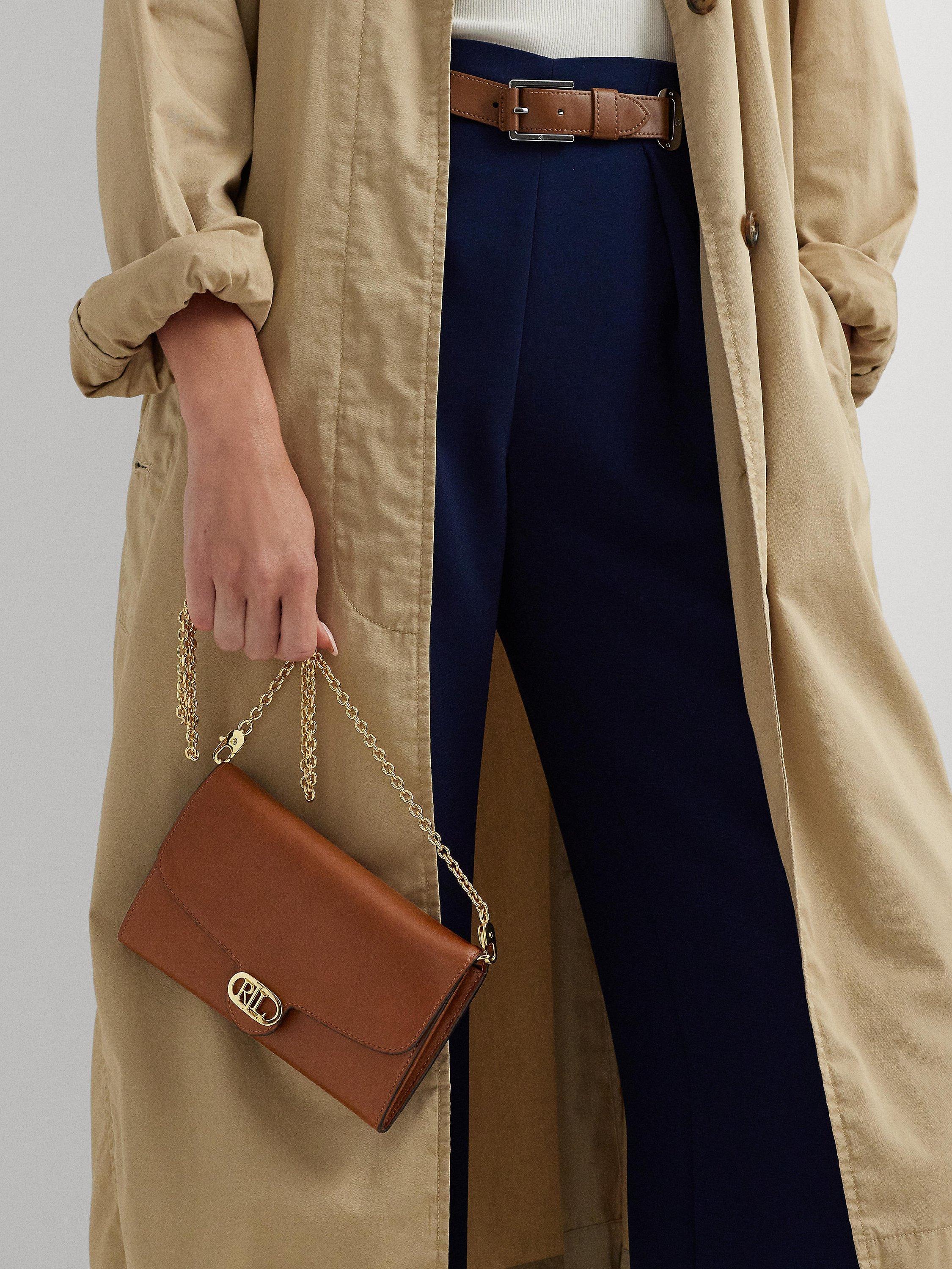 Lauren Ralph Lauren Adair Leather Cross Body Bag