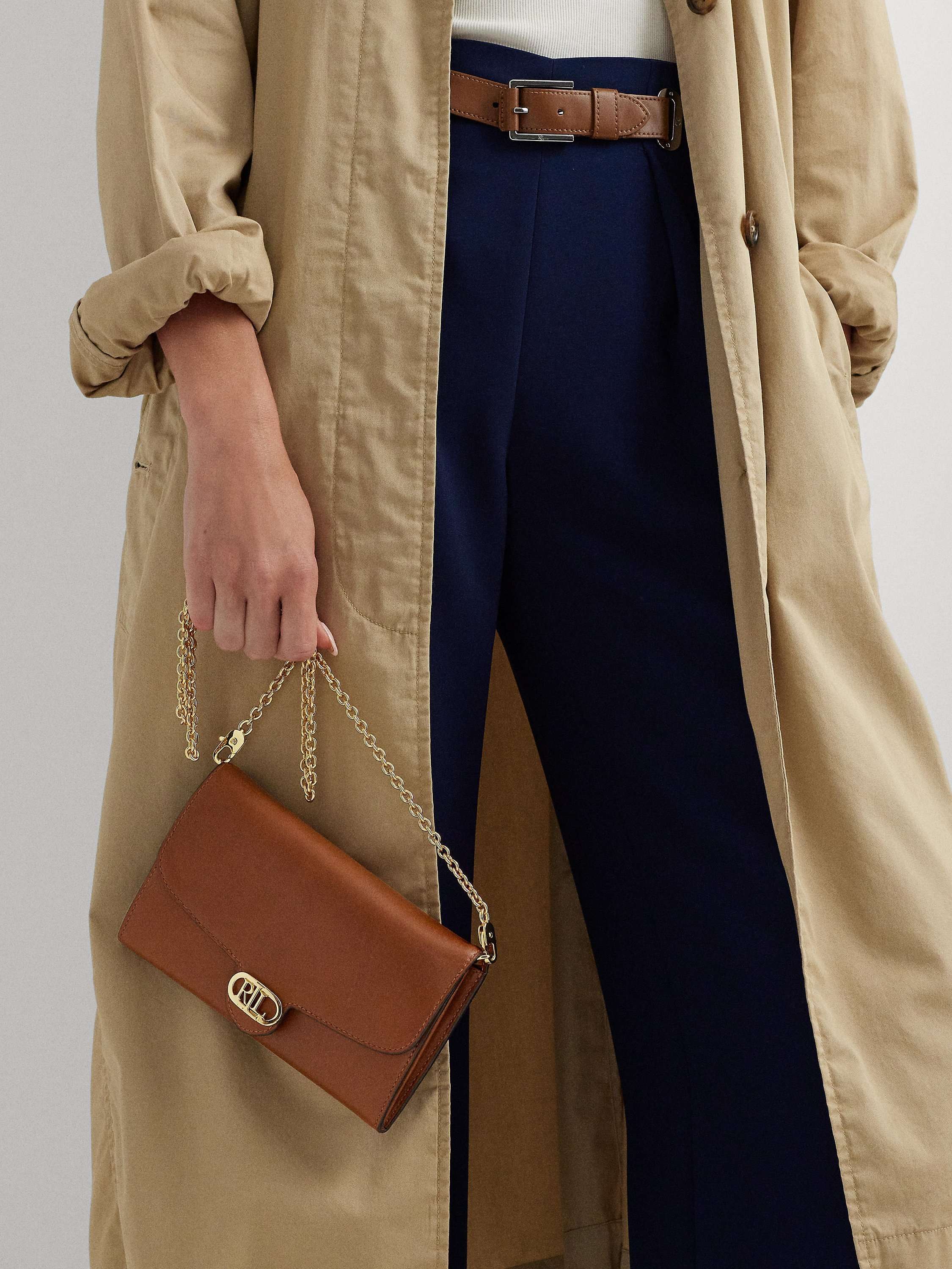 Lauren Ralph Lauren Adair Leather Cross Body Bag