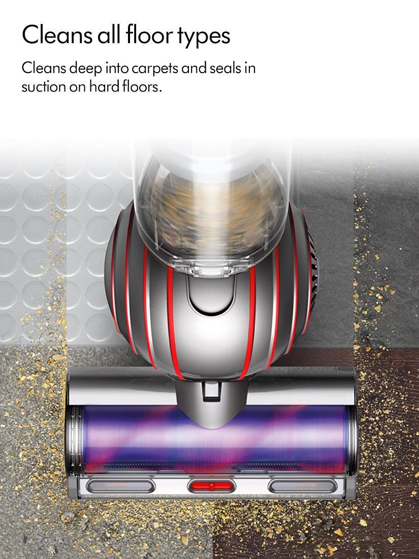 UP34 Ball Animal Origin Upright Vacuum Cleaner, Nickel/Silver