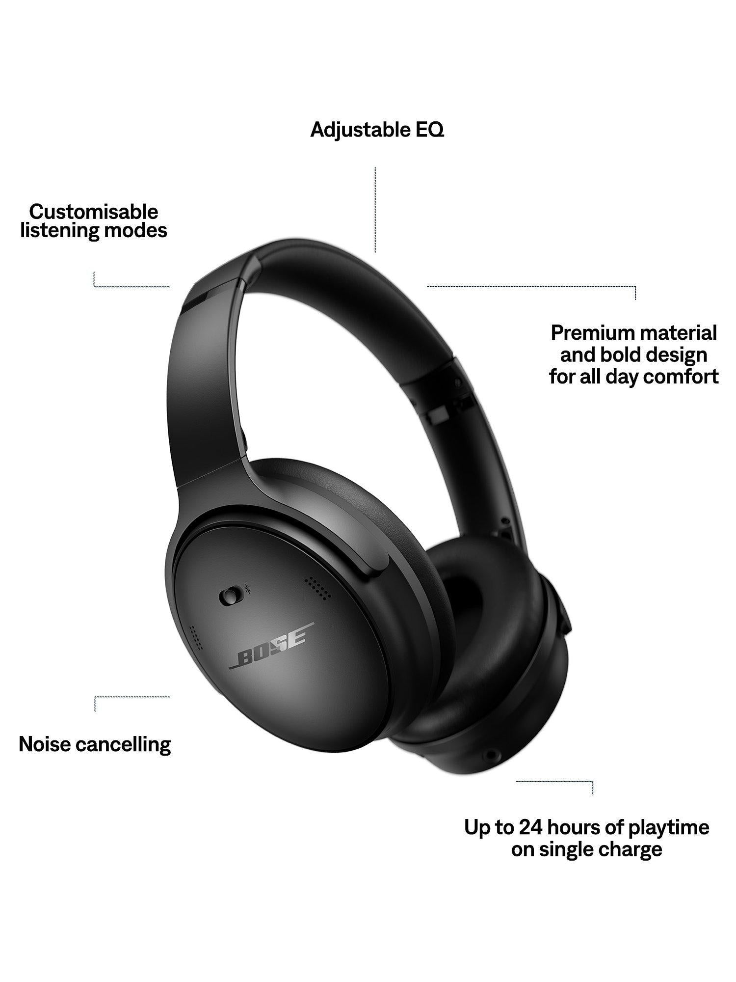 QuietComfort Noise Cancelling Over-Ear Wireless Bluetooth Headphones with Mic/Remote