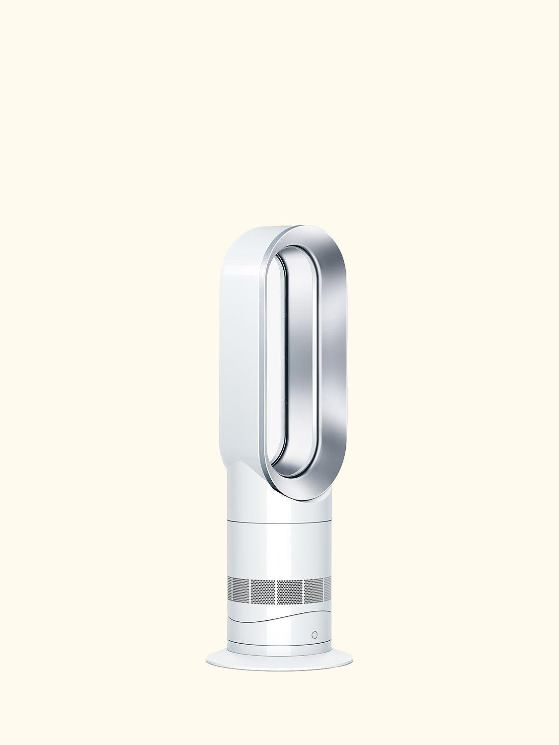 AM09 Hot + Cool™ Fan Heater, White/Silver