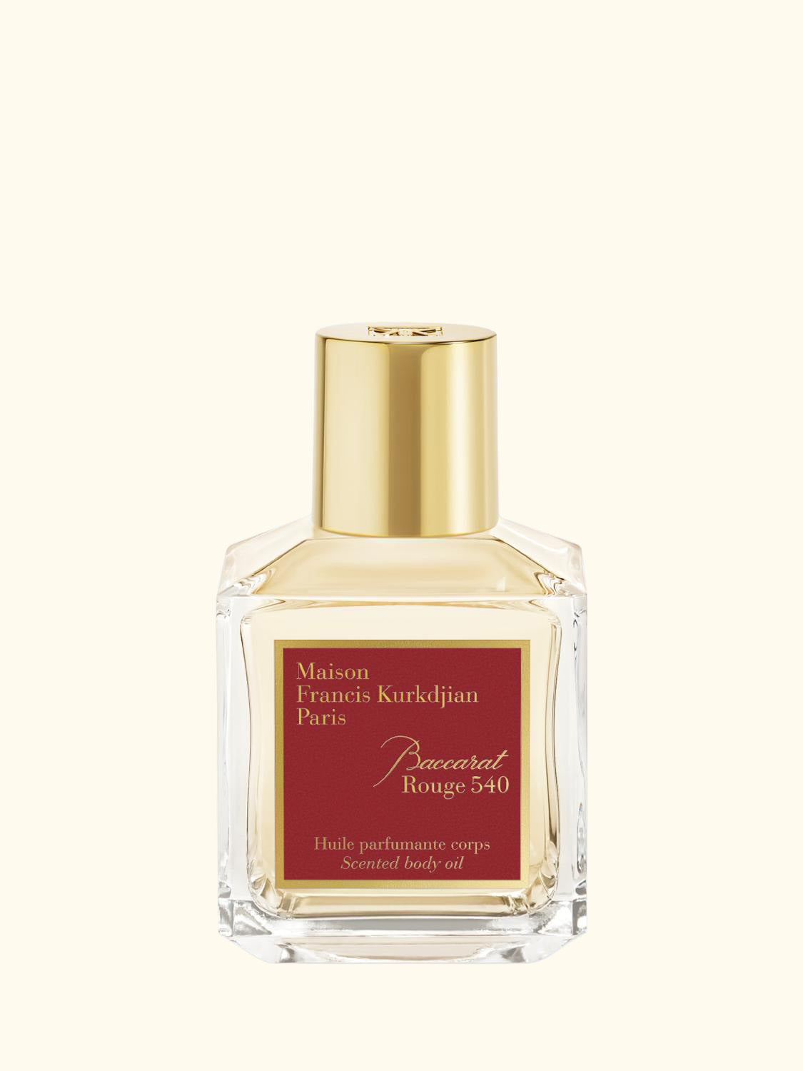 Baccarat Rouge 540 Scented Body Oil, 70ml