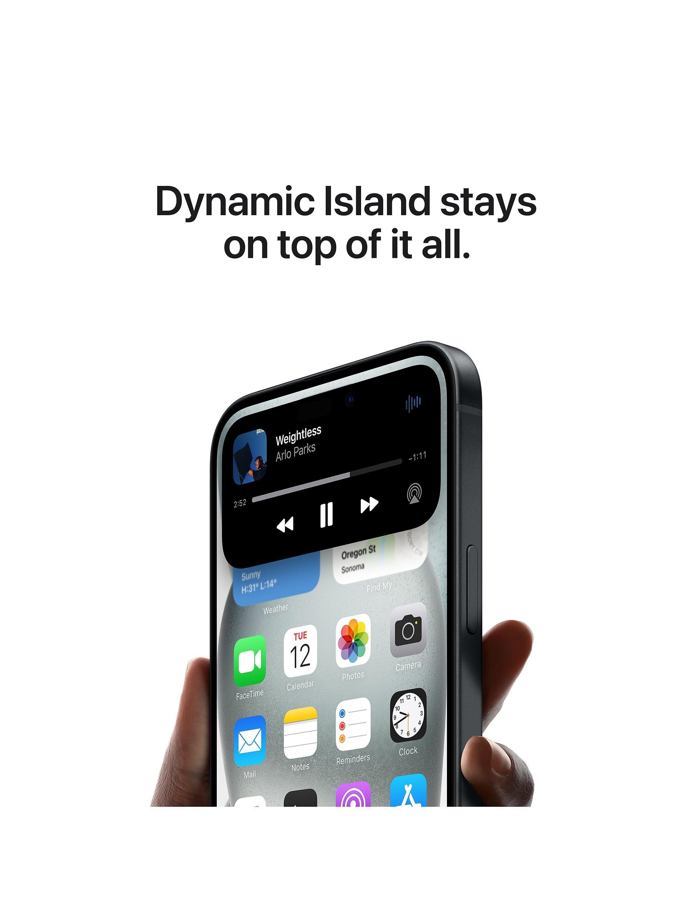 iPhone 15, iOS, 6.1", 5G, SIM Free, 128GB