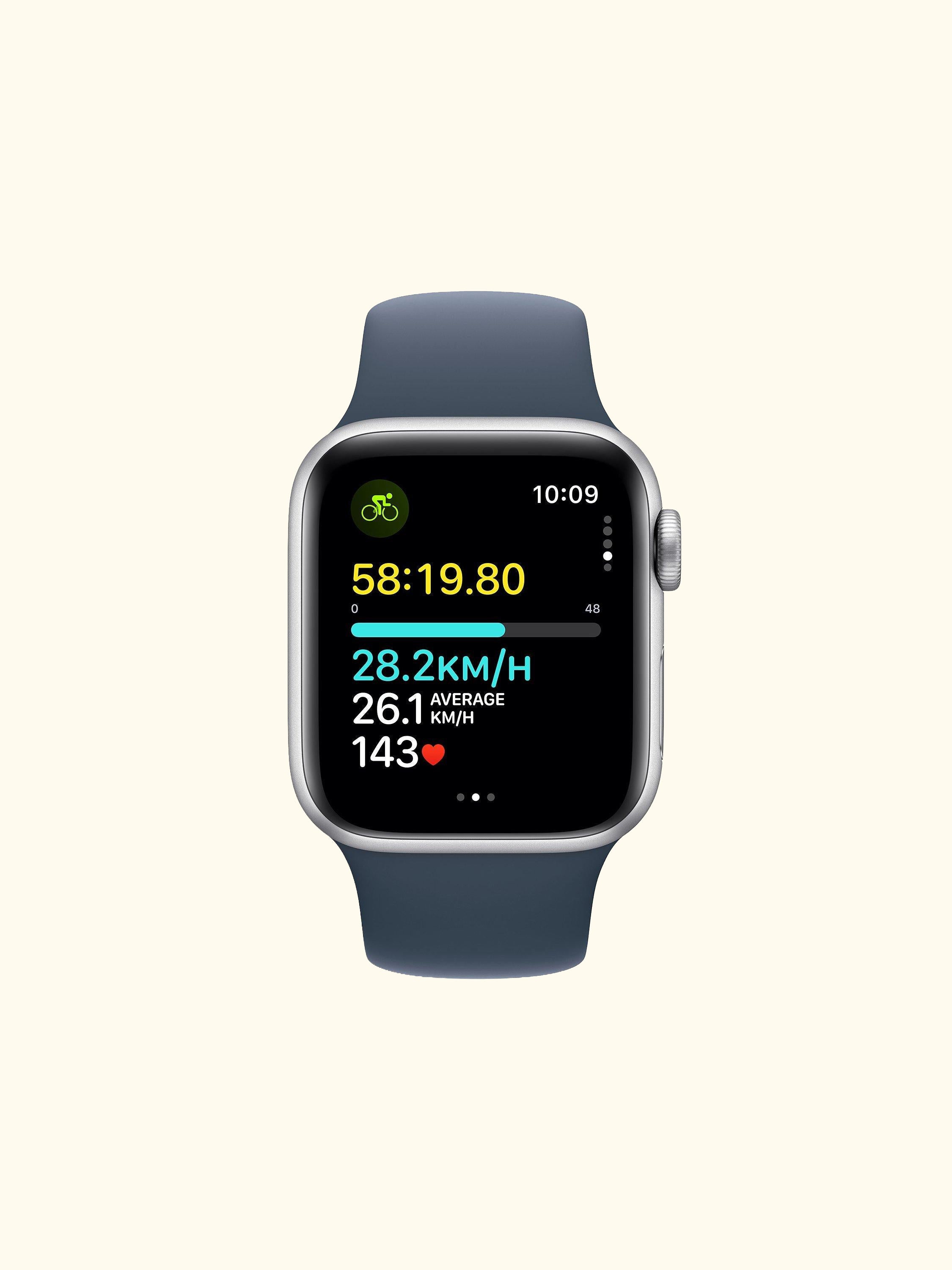 Watch SE (2023) GPS + Cellular, 40mm, Sport Band, Medium-Large