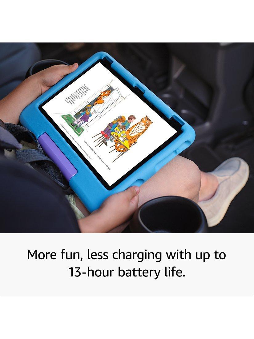 Fire HD 10 Kids Tablet (13th Generation, 2023) for ages 3-7 with Kid-Proof Case & Parental Controls, Octa-core, Fire OS, Wi-Fi, 32GB, 10.1"