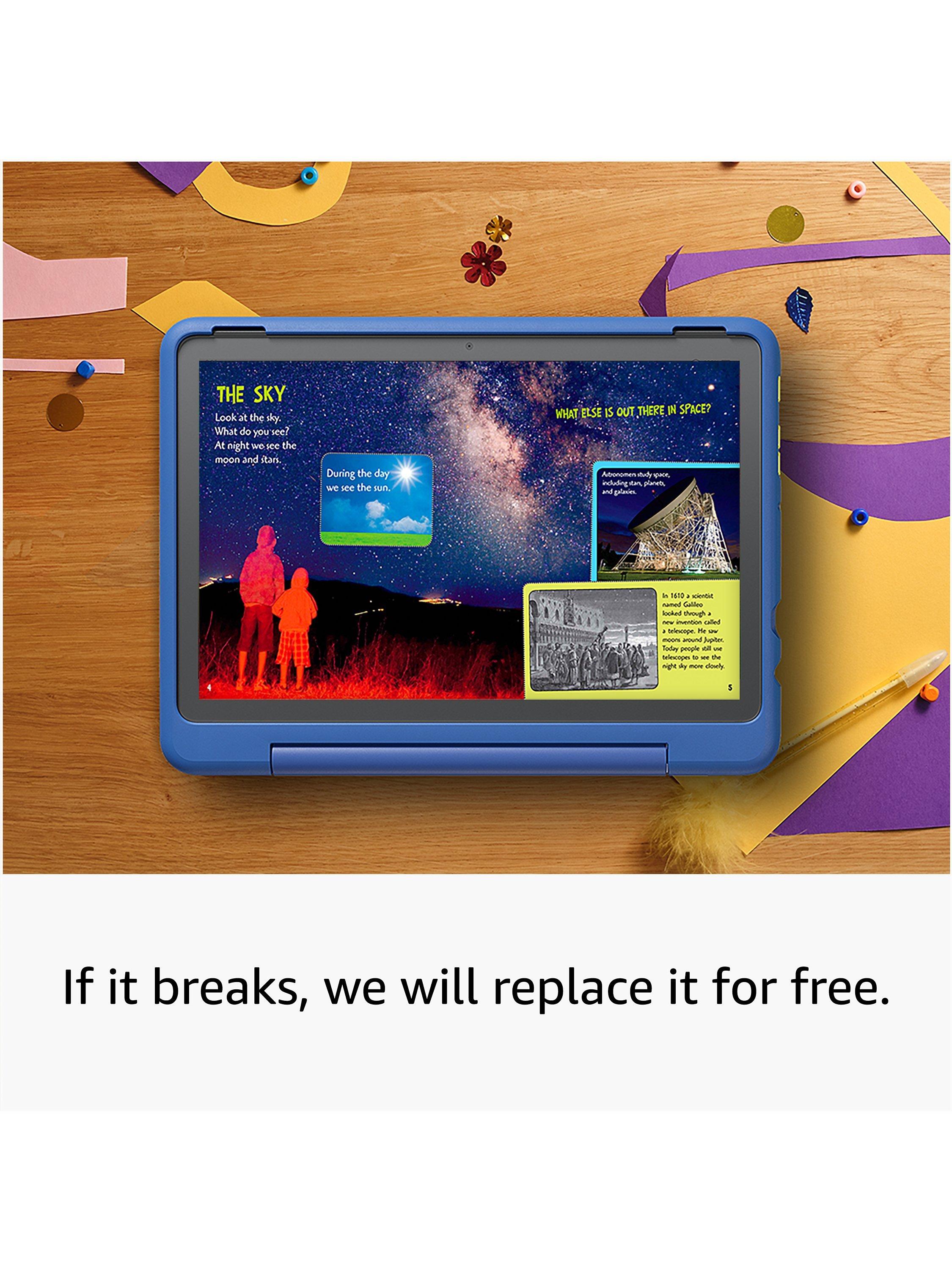 Fire HD 10 Kids Pro Edition Tablet (13th Generation, 2023) for ages 6-12 with Kid-Friendly Case & Parental Controls, Octa-core, Fire OS, Wi-Fi, 32GB, 10.1"