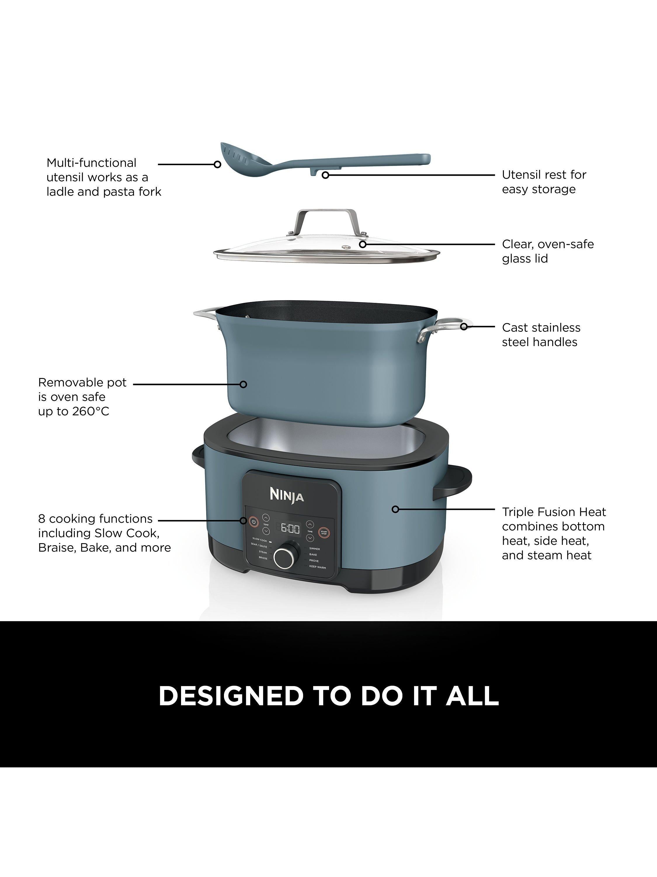 Foodi Possible 8-in-1 Slow Cooker, Blue