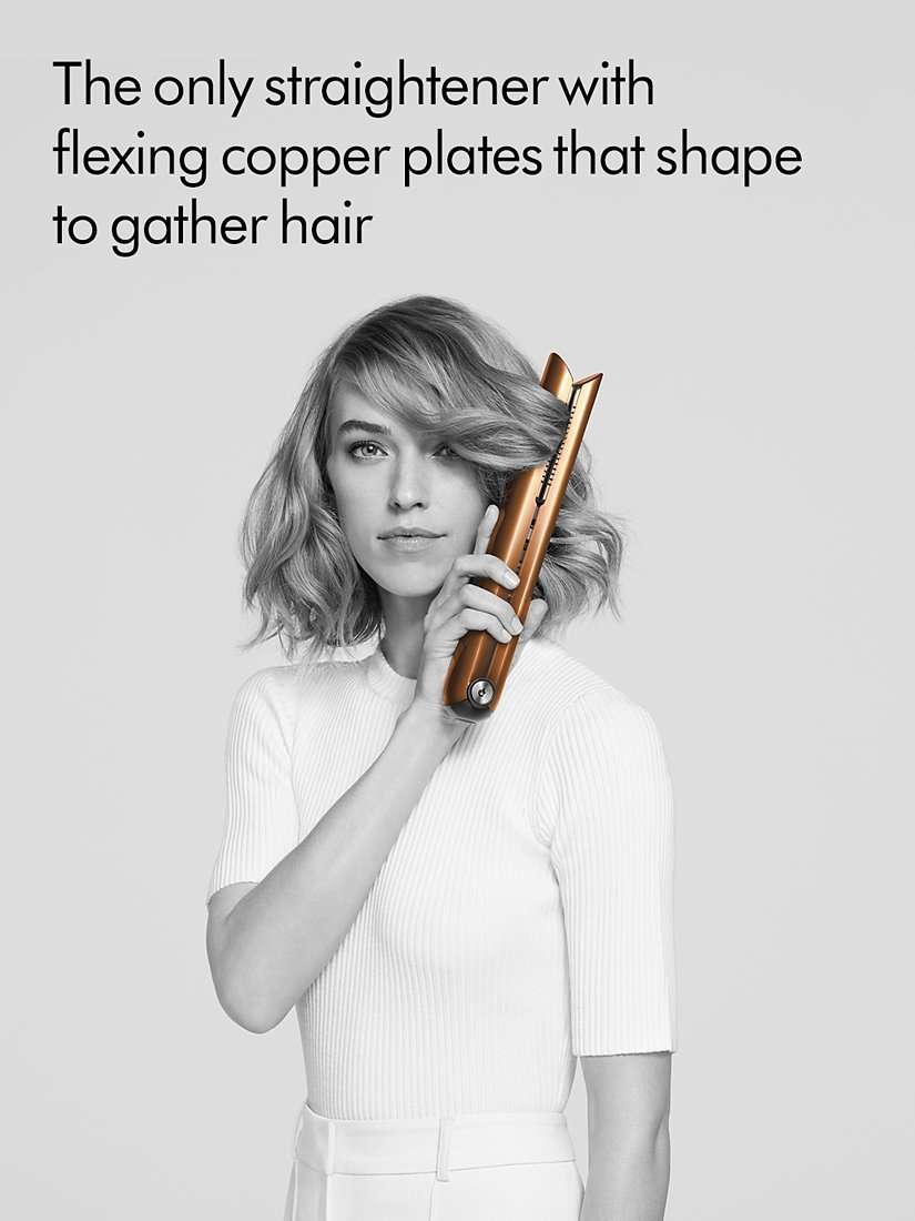 Corrale™ HS07 Cord-Free Hair Straighteners, Copper/Nickel