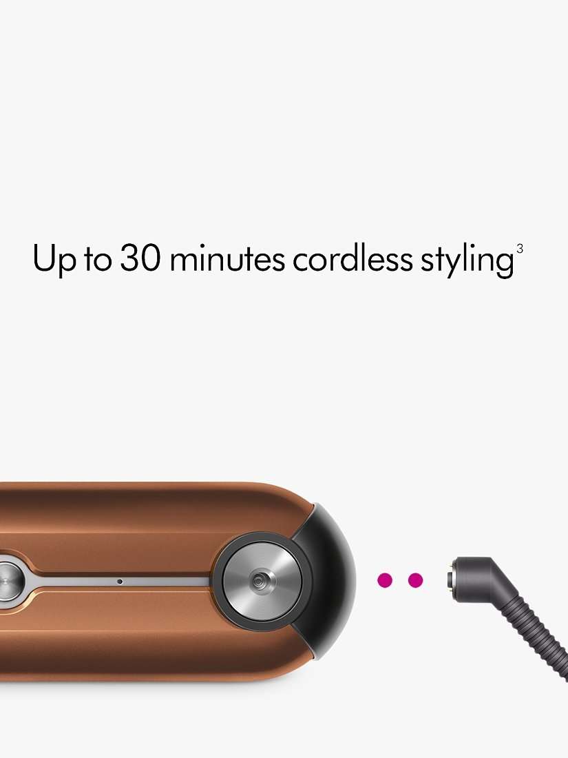 Corrale™ HS07 Cord-Free Hair Straighteners, Copper/Nickel