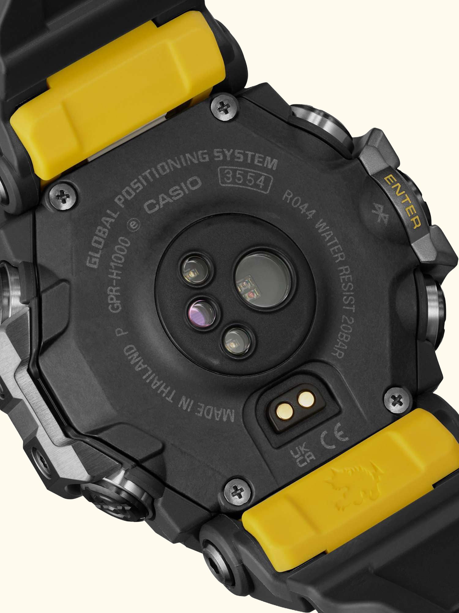 Men's G-SHOCK Rangeman Solar Resin Strap Watch, Black GPR-H1000-1ER