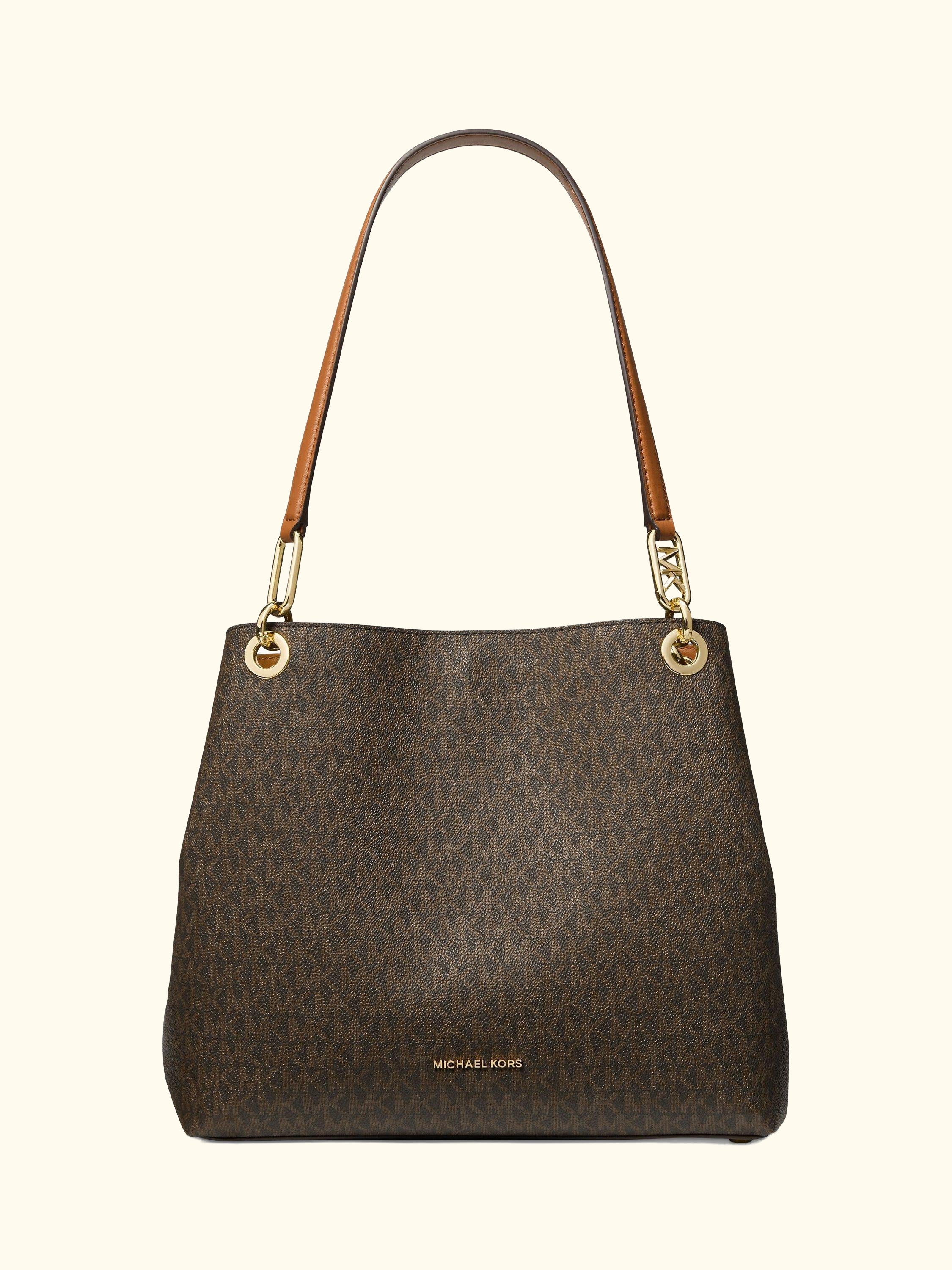 Kensington Logo Tote Bag, Brown/Acorn