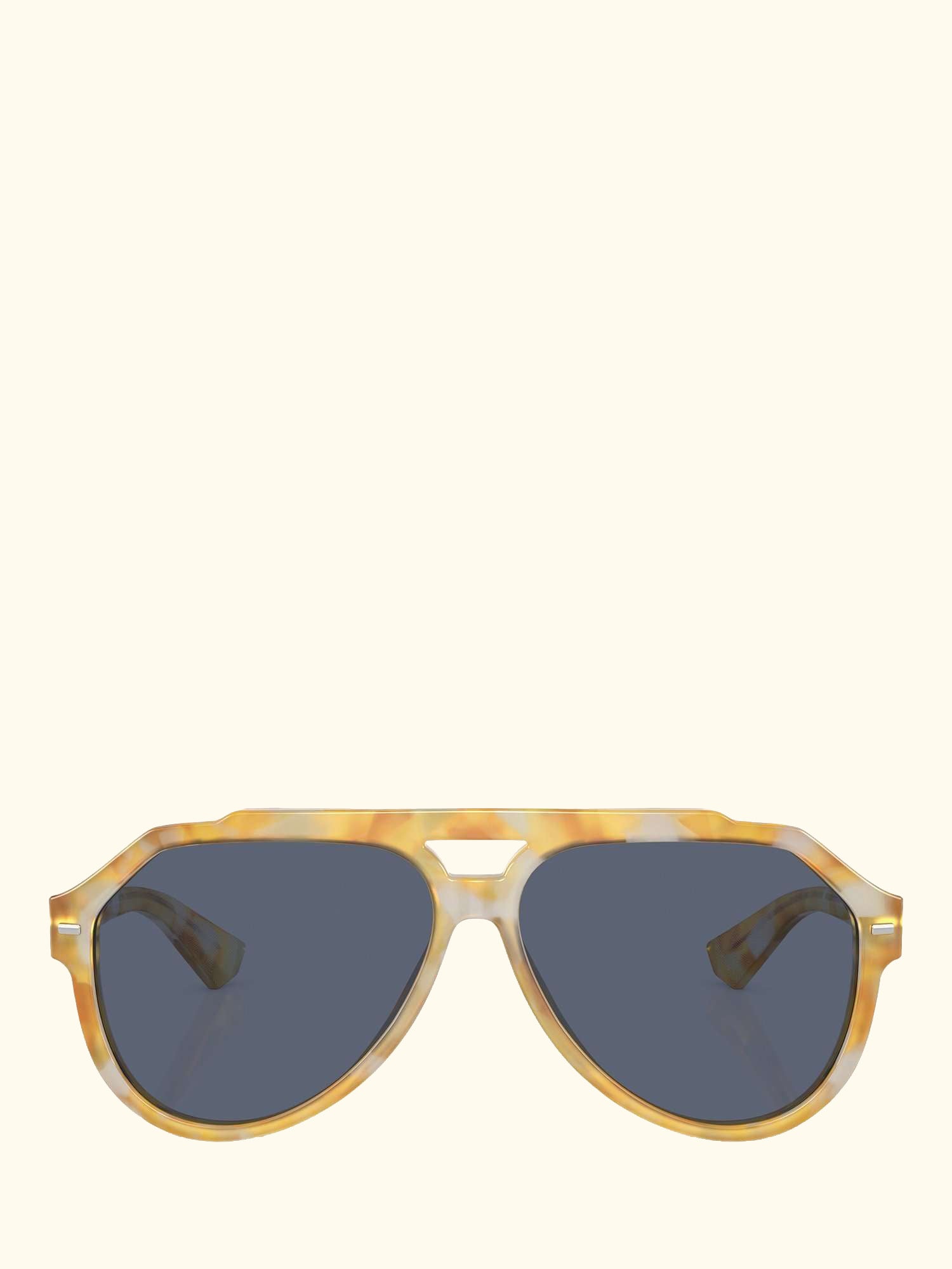 DG4452 Men's Aviator Sunglasses, Yellow Tortoise/Blue