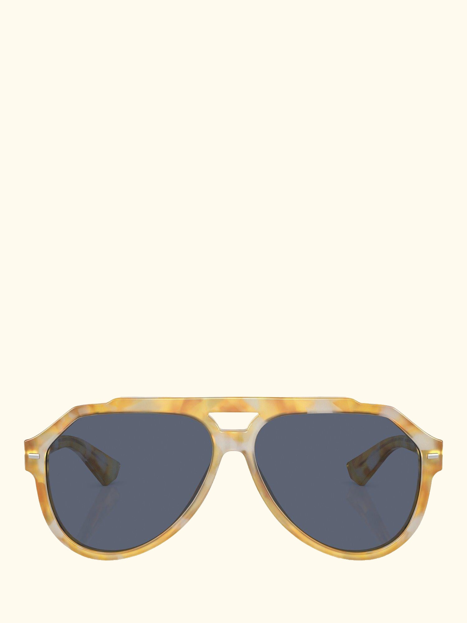 DG4452 Men's Aviator Sunglasses, Yellow Tortoise/Blue