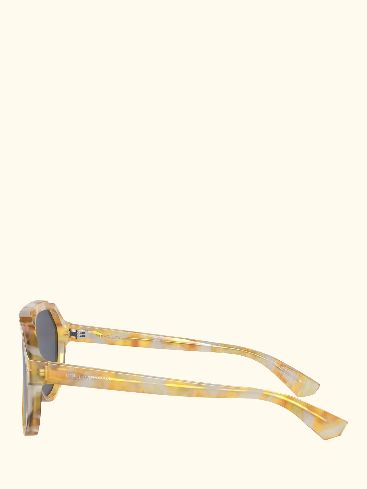 DG4452 Men's Aviator Sunglasses, Yellow Tortoise/Blue