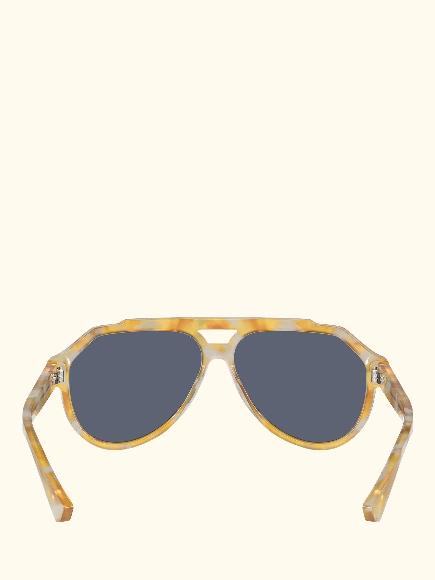 DG4452 Men's Aviator Sunglasses, Yellow Tortoise/Blue