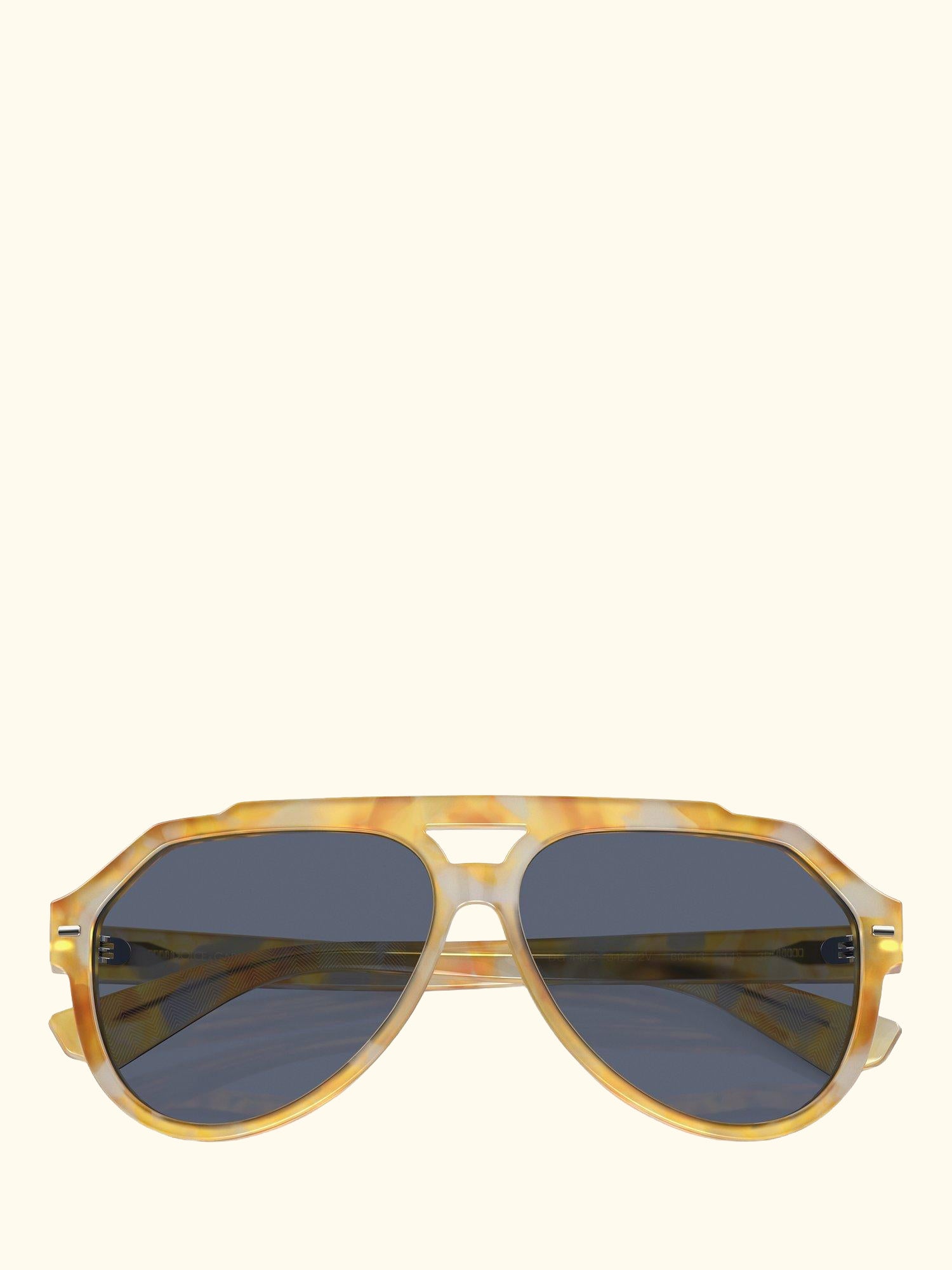 DG4452 Men's Aviator Sunglasses, Yellow Tortoise/Blue