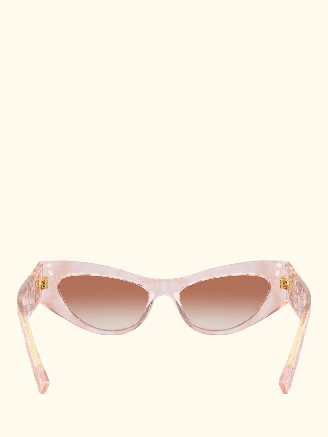 DG4450 Women's Cat's Eye Sunglasses, Madre Perla Pink/Brown Gradient