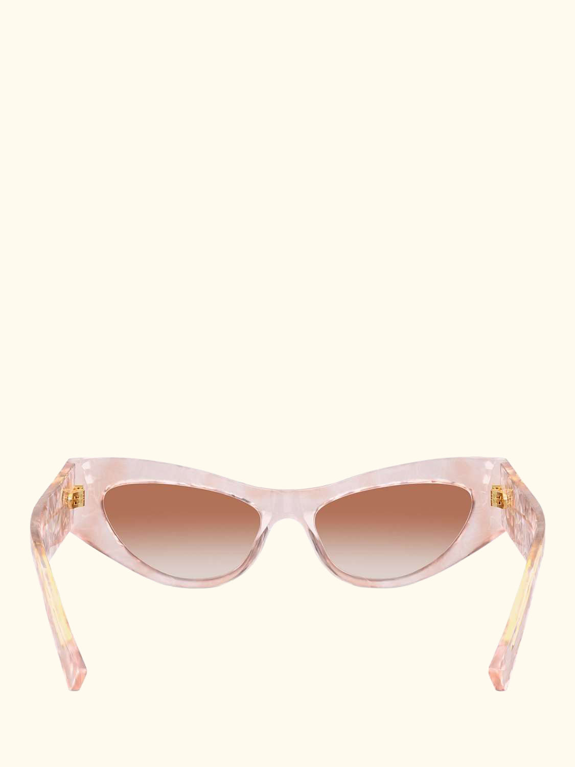 DG4450 Women's Cat's Eye Sunglasses, Madre Perla Pink/Brown Gradient