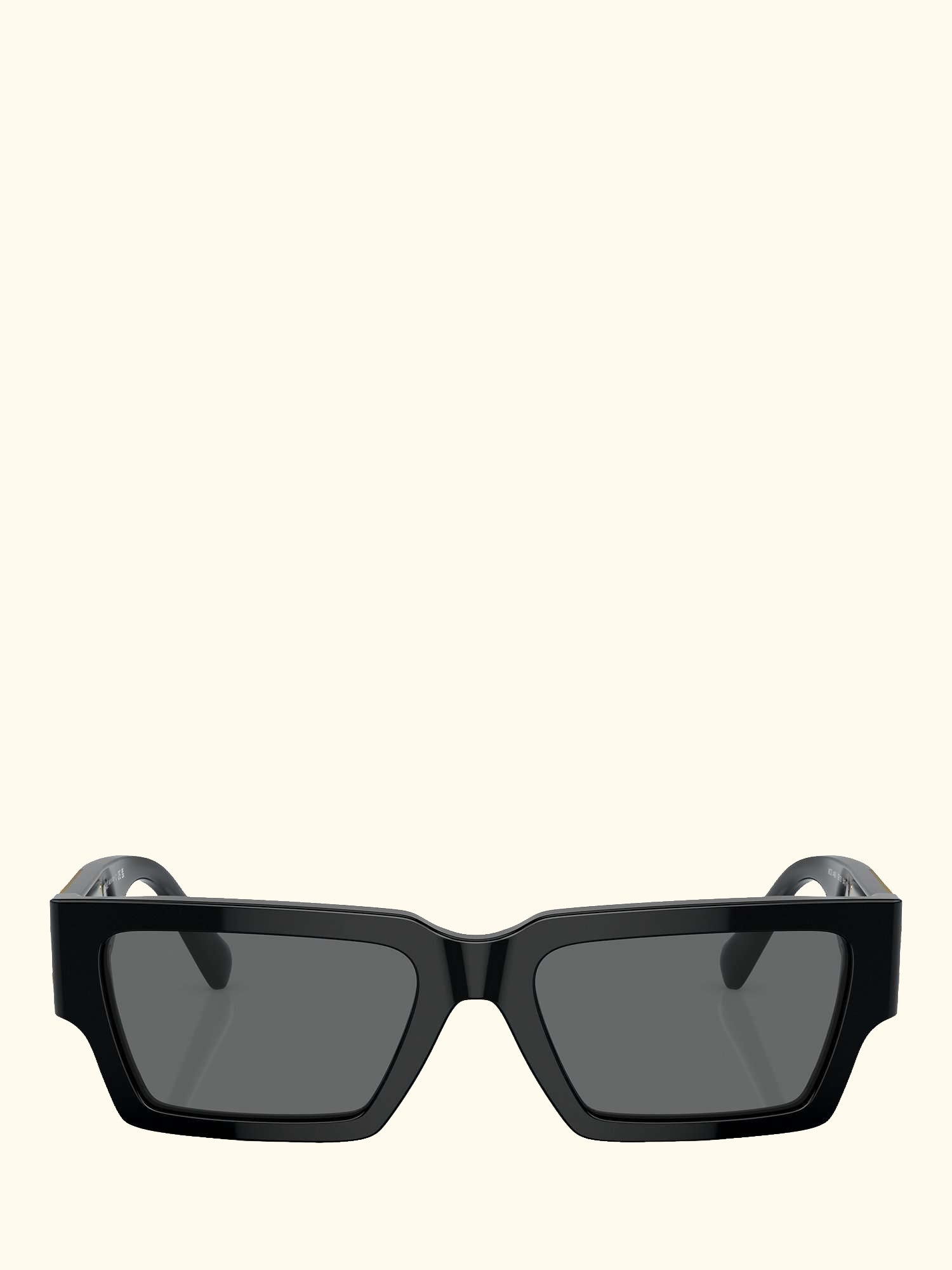 VE4459 Unisex Rectangular Sunglasses, Black/Grey