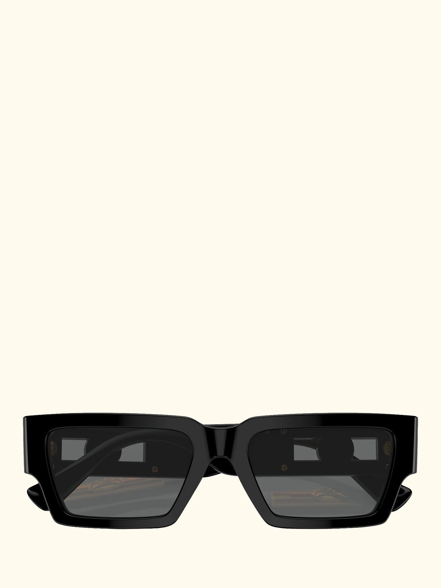 VE4459 Unisex Rectangular Sunglasses, Black/Grey