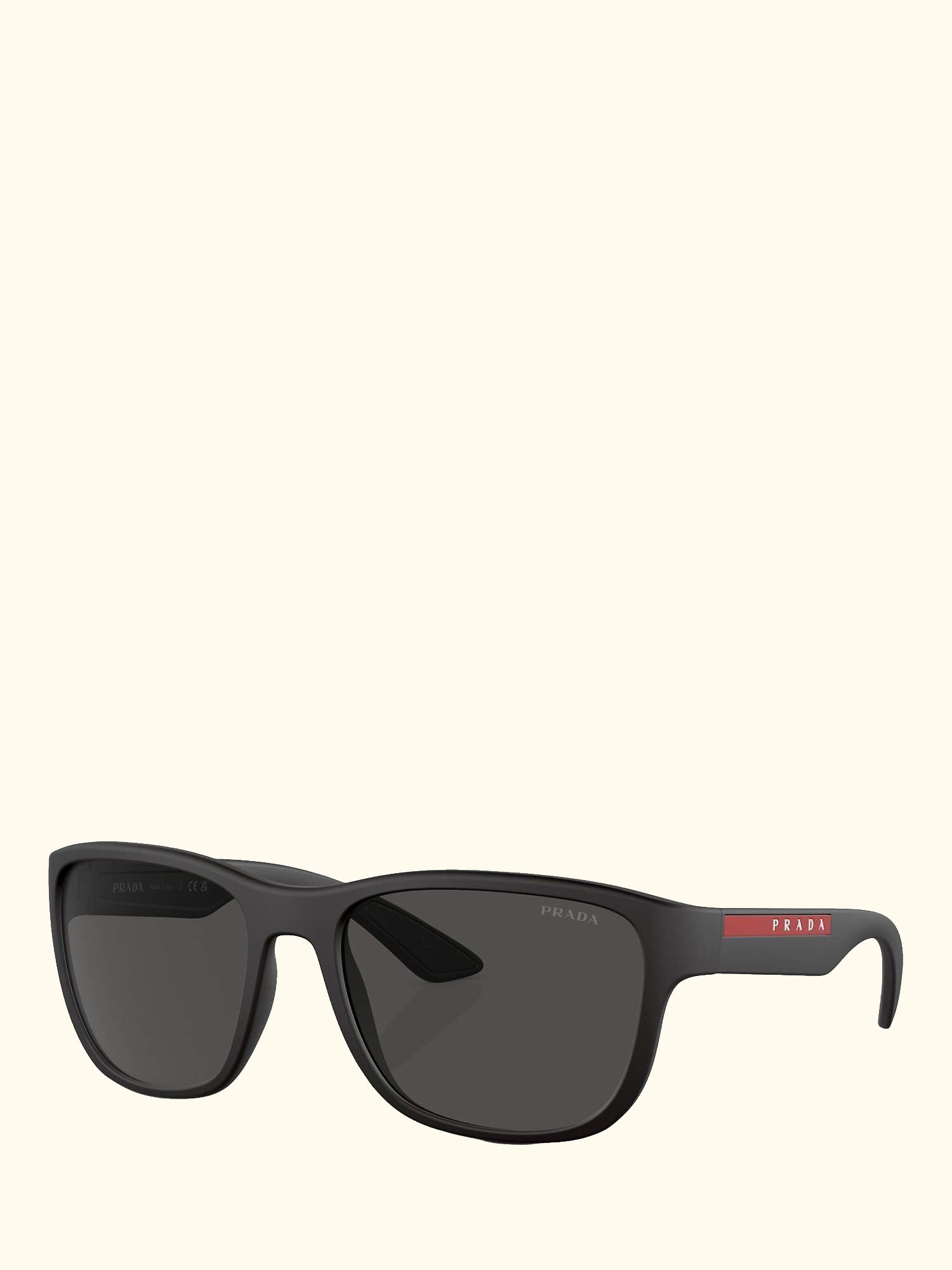 PS 01US Men's Active D-Shape Sunglasses, Black