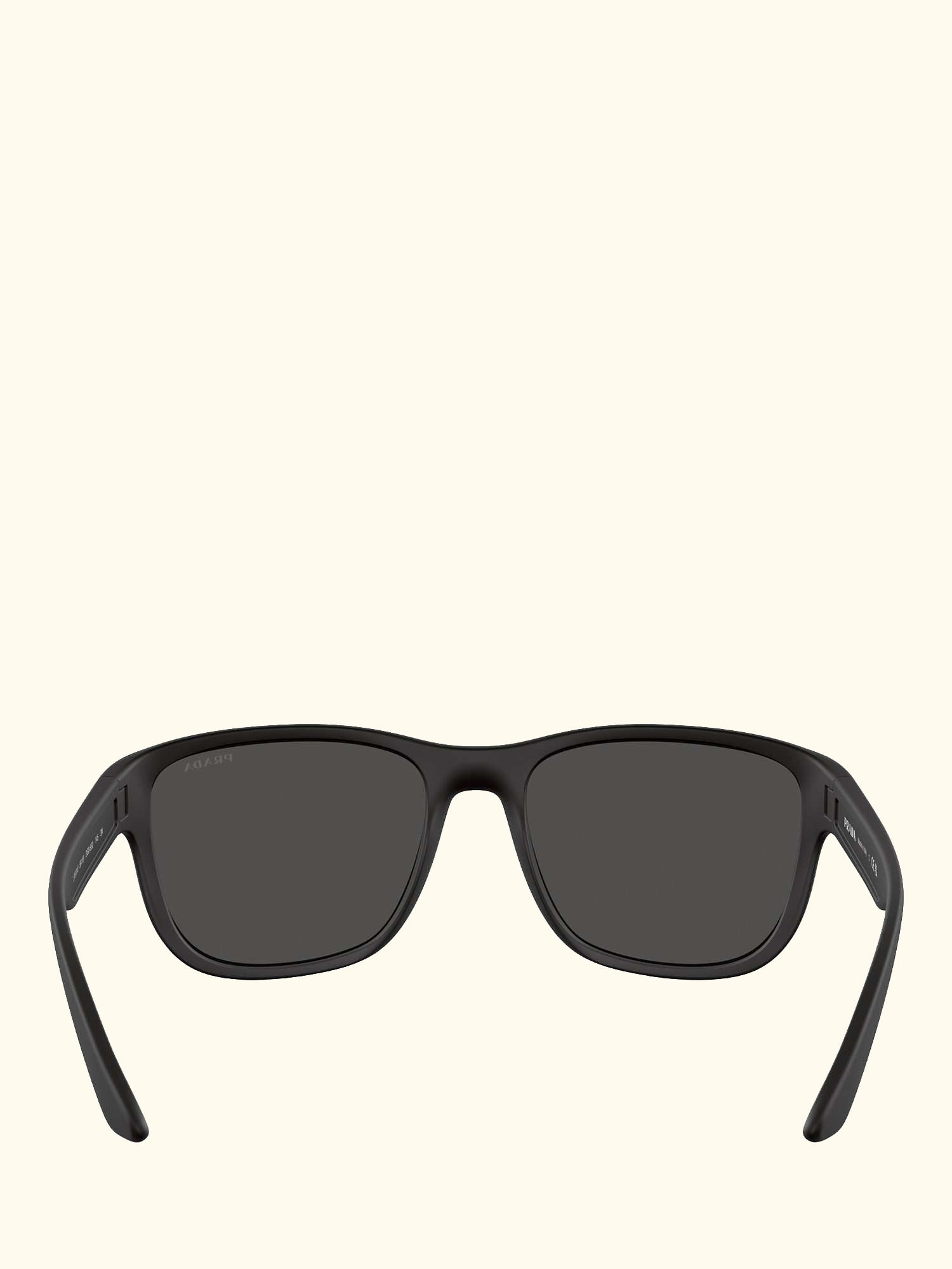 PS 01US Men's Active D-Shape Sunglasses, Black