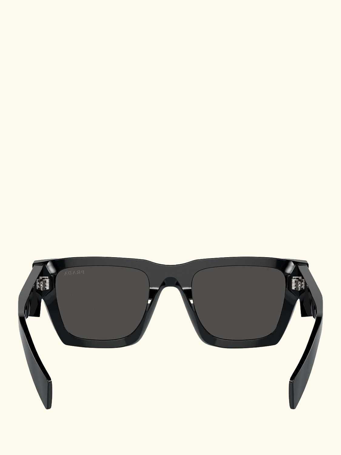 PR A06S Men's D-Frame Sunglasses, Black
