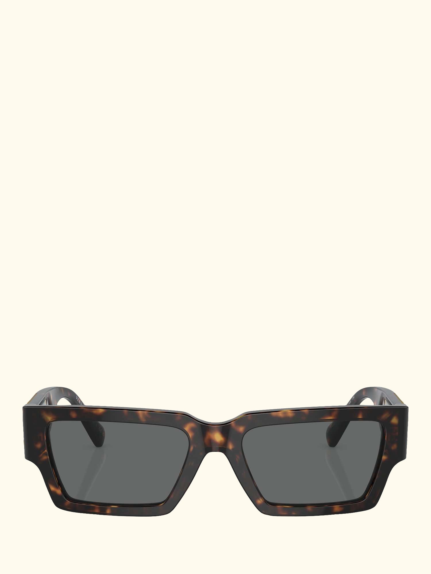 VE4459 Unisex Rectangular Sunglasses, Havana/Black