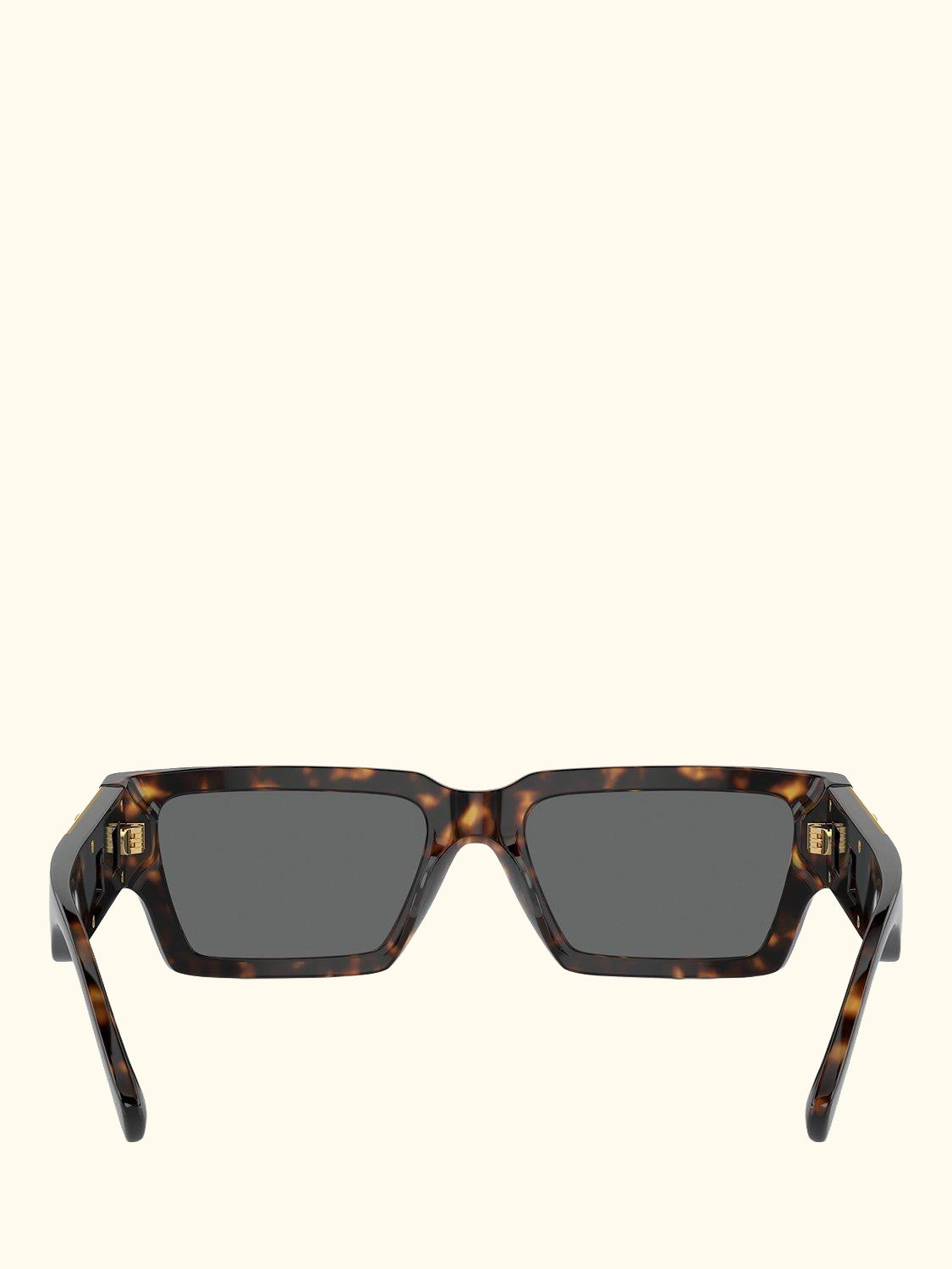 VE4459 Unisex Rectangular Sunglasses, Havana/Black