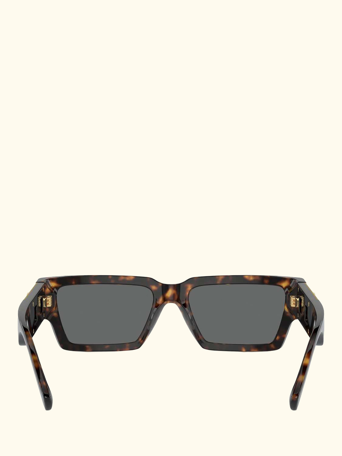 VE4459 Unisex Rectangular Sunglasses, Havana/Black