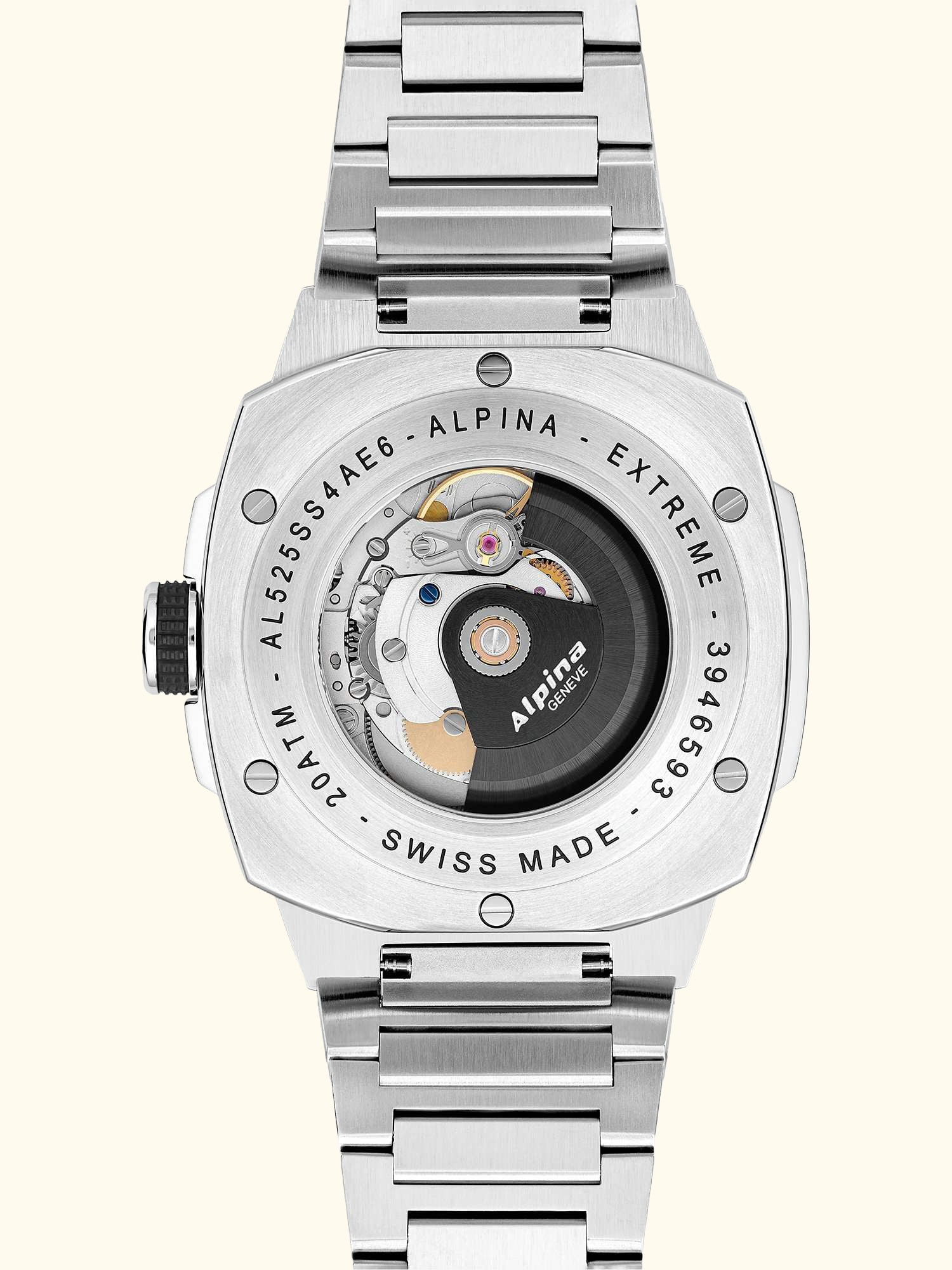 AL-525 Men's Alpiner Extreme Automatic Bracelet Strap Watch