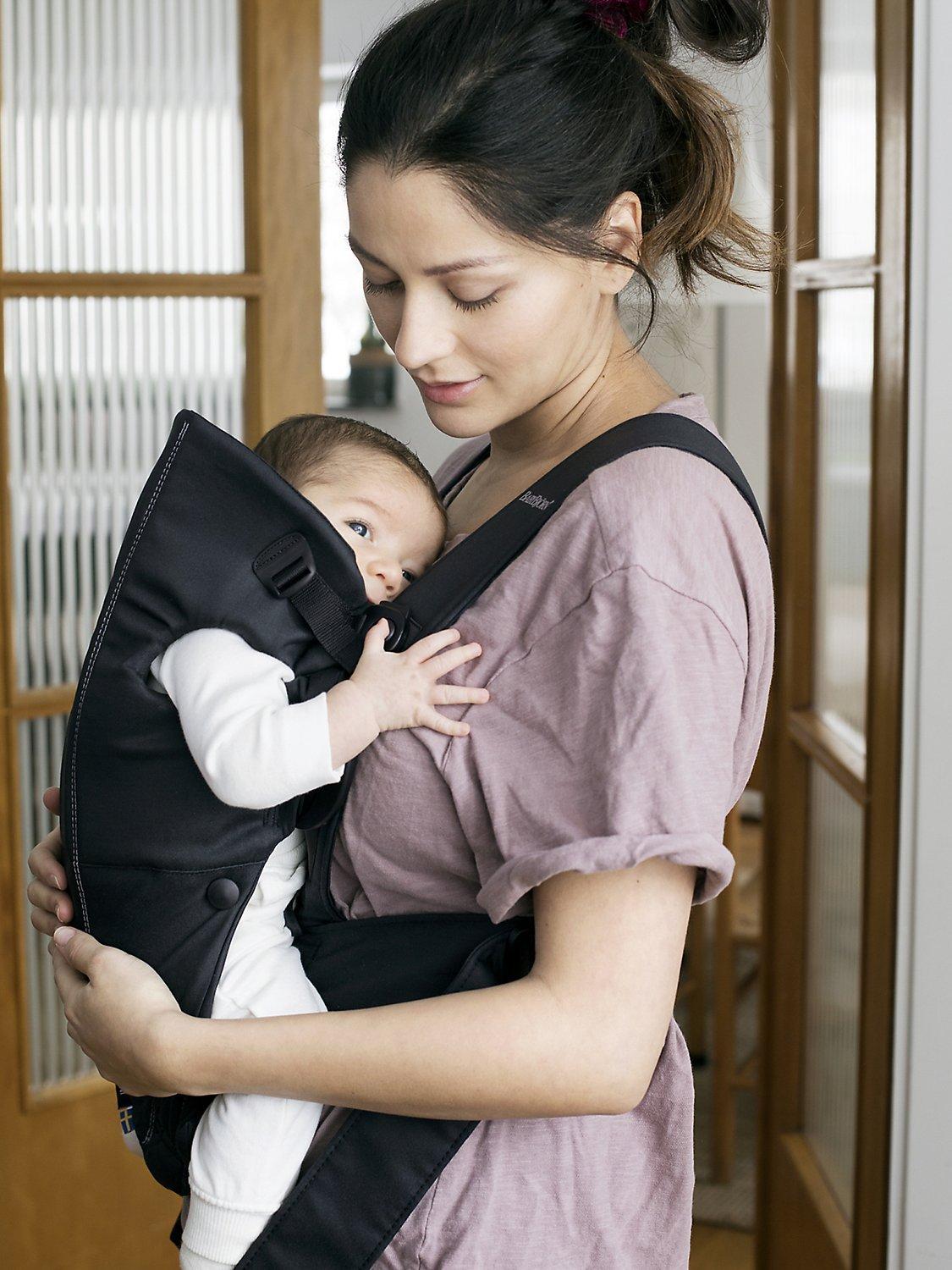 Baby Woven Mini Carrier, Black