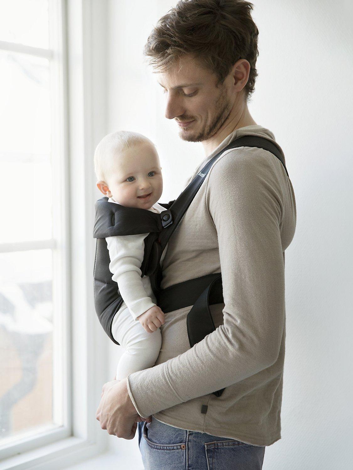 Baby Woven Mini Carrier, Black