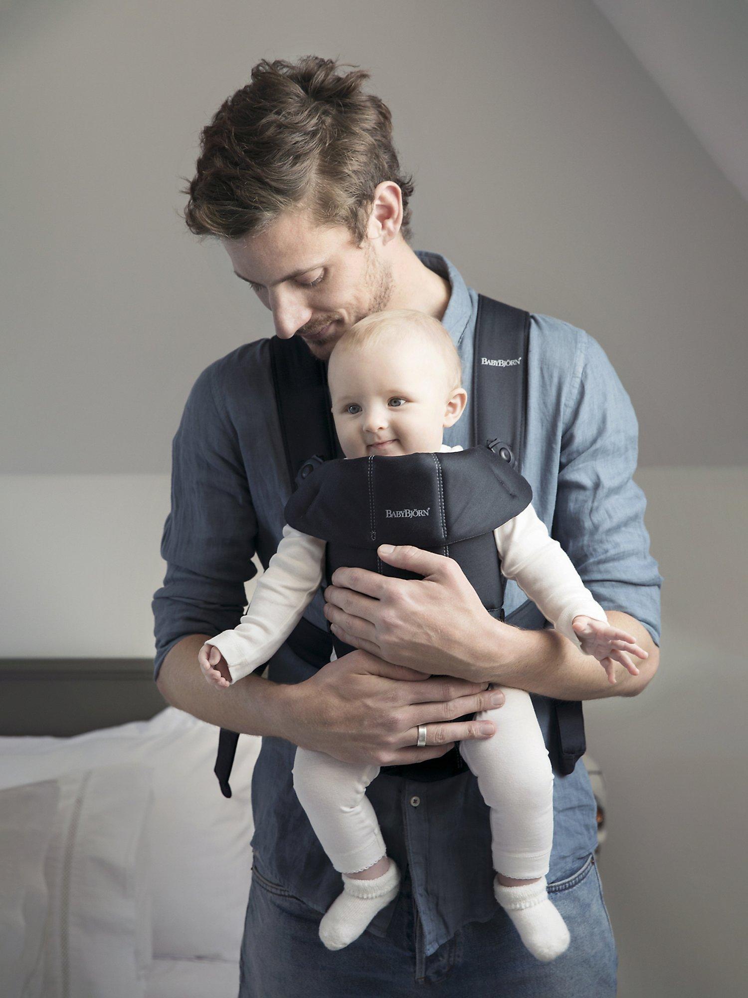 Baby Woven Mini Carrier, Black