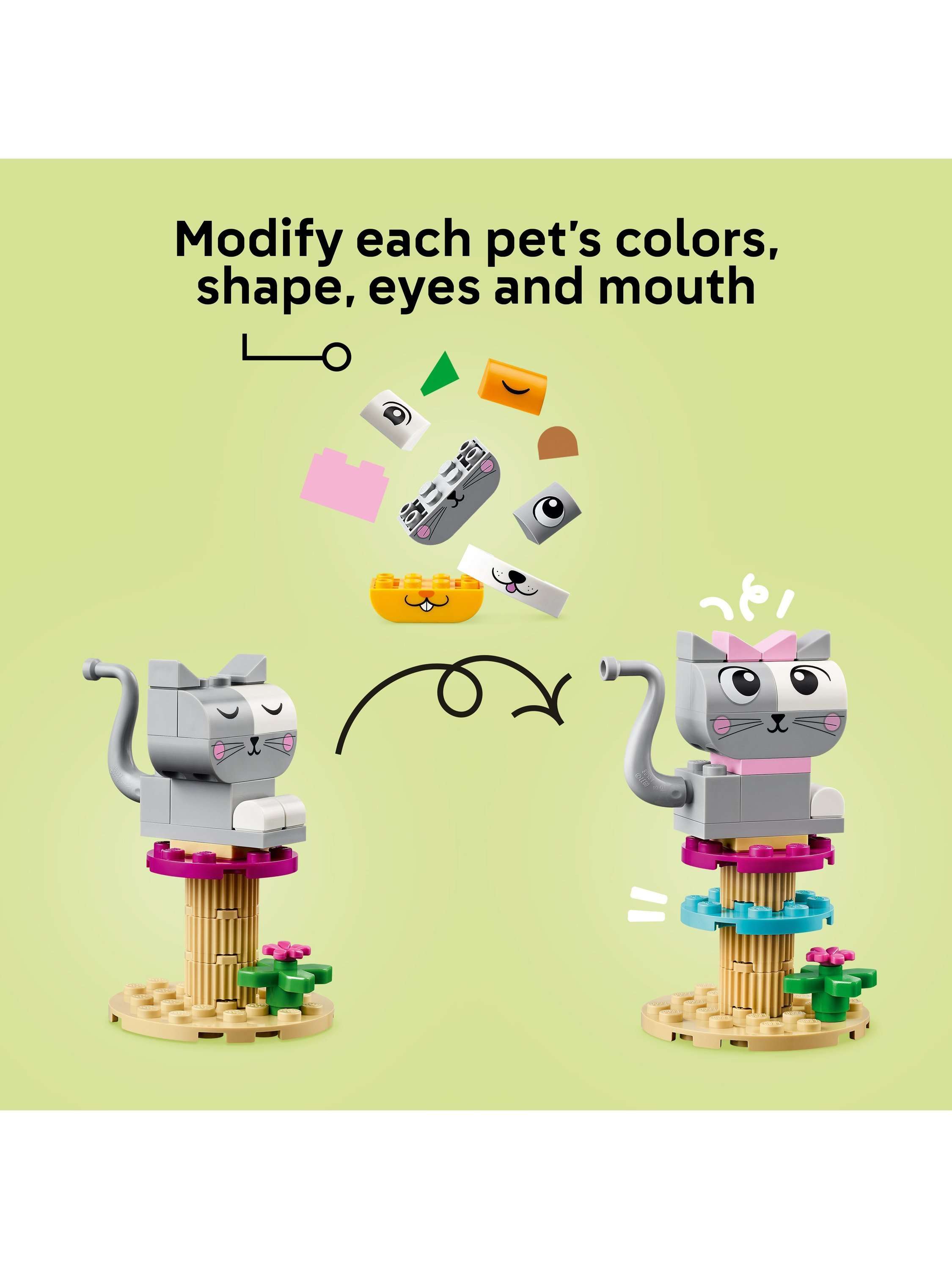 Classic Creative Pets Animal Toys with Bricks 11034