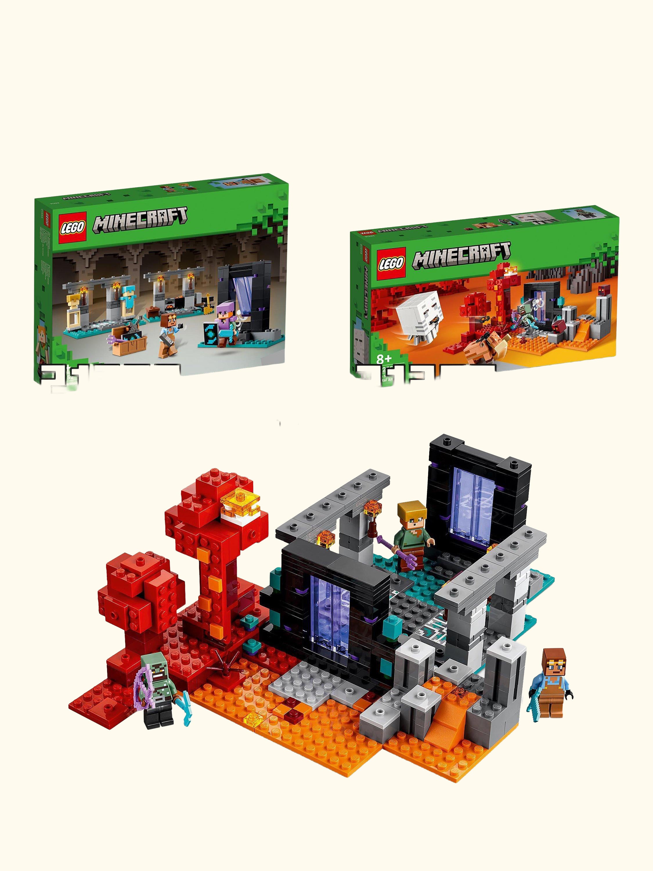 Minecraft The Armoury Toy with Character Figures 21252