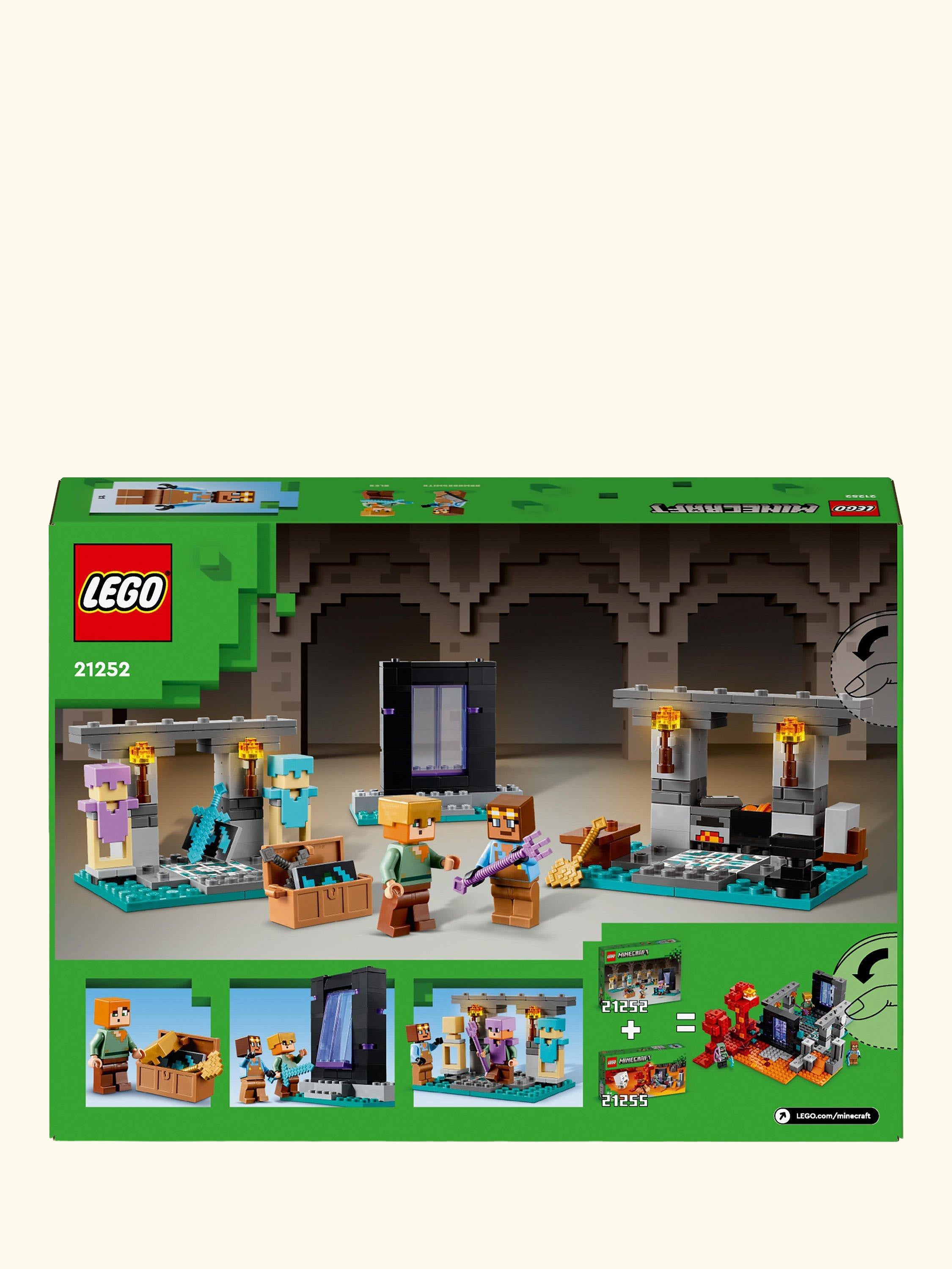 Minecraft The Armoury Toy with Character Figures 21252