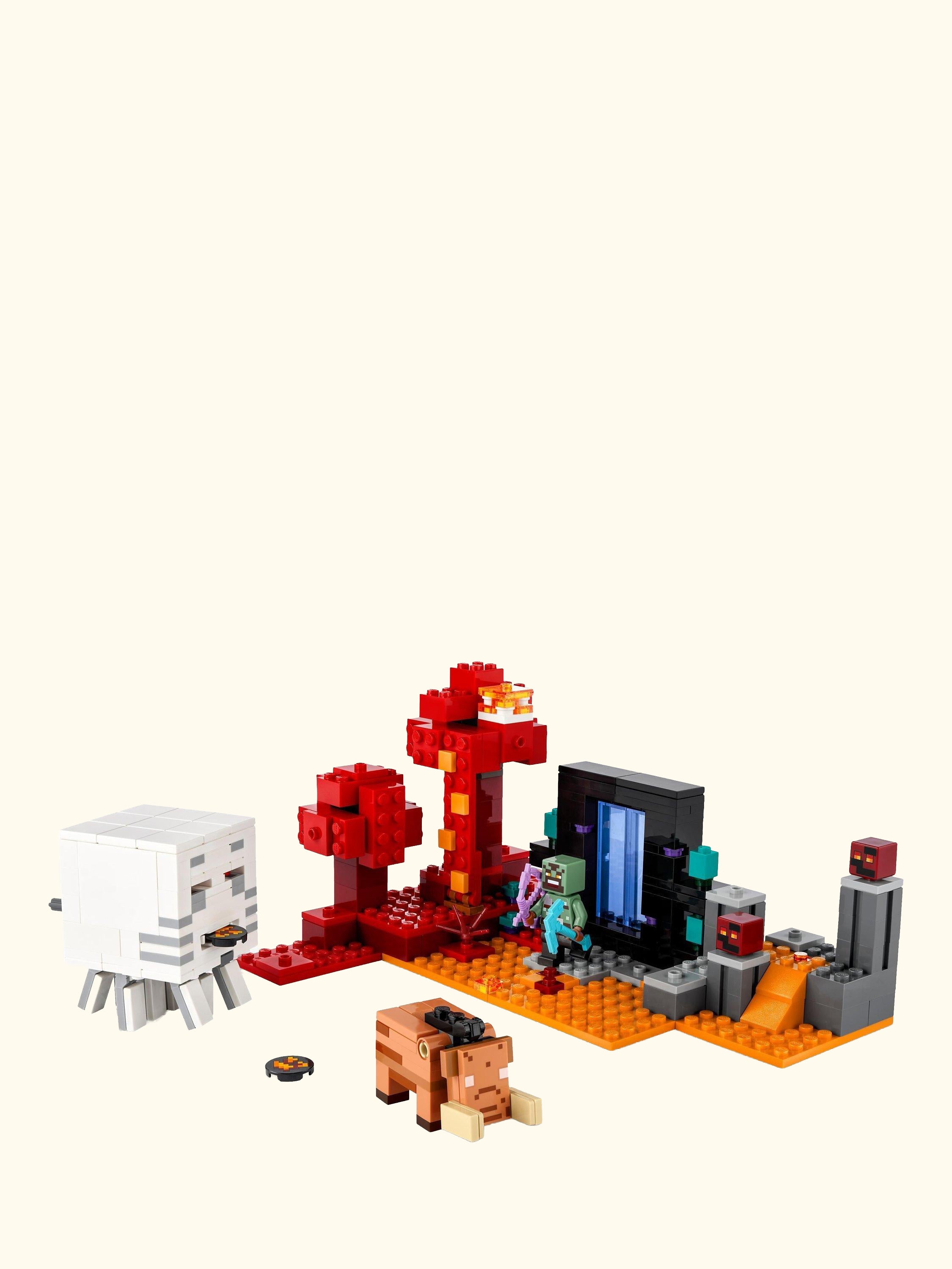 Minecraft The Nether Portal Ambush Building Toy 21255