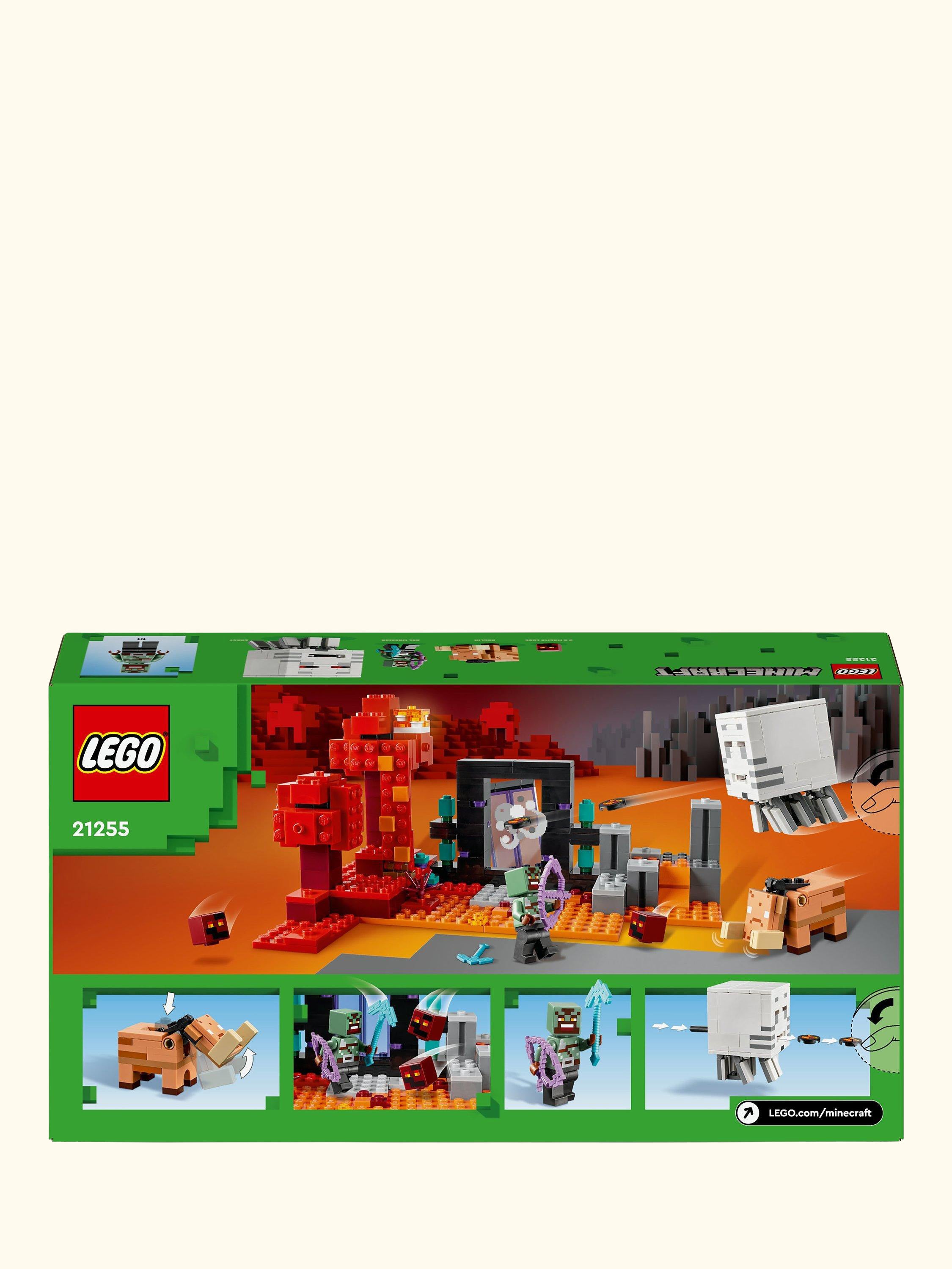 Minecraft The Nether Portal Ambush Building Toy 21255