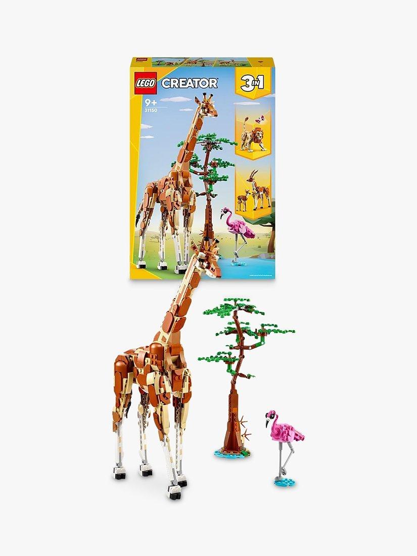 Creator 3in1 Wild Safari Animals Nature Toys Set 31150