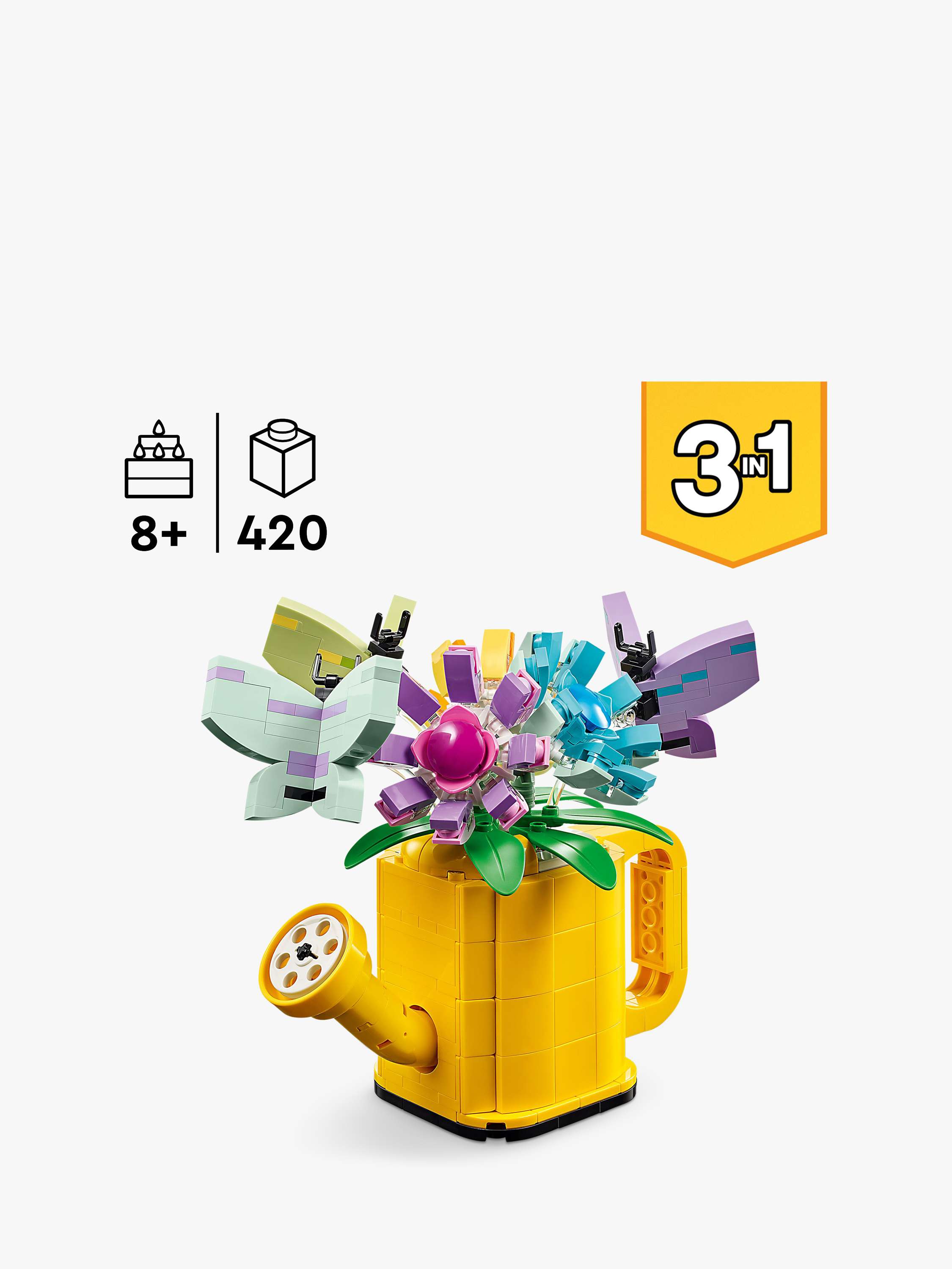 Creator 3in1 Flowers in Watering Can Nature Toys 31149