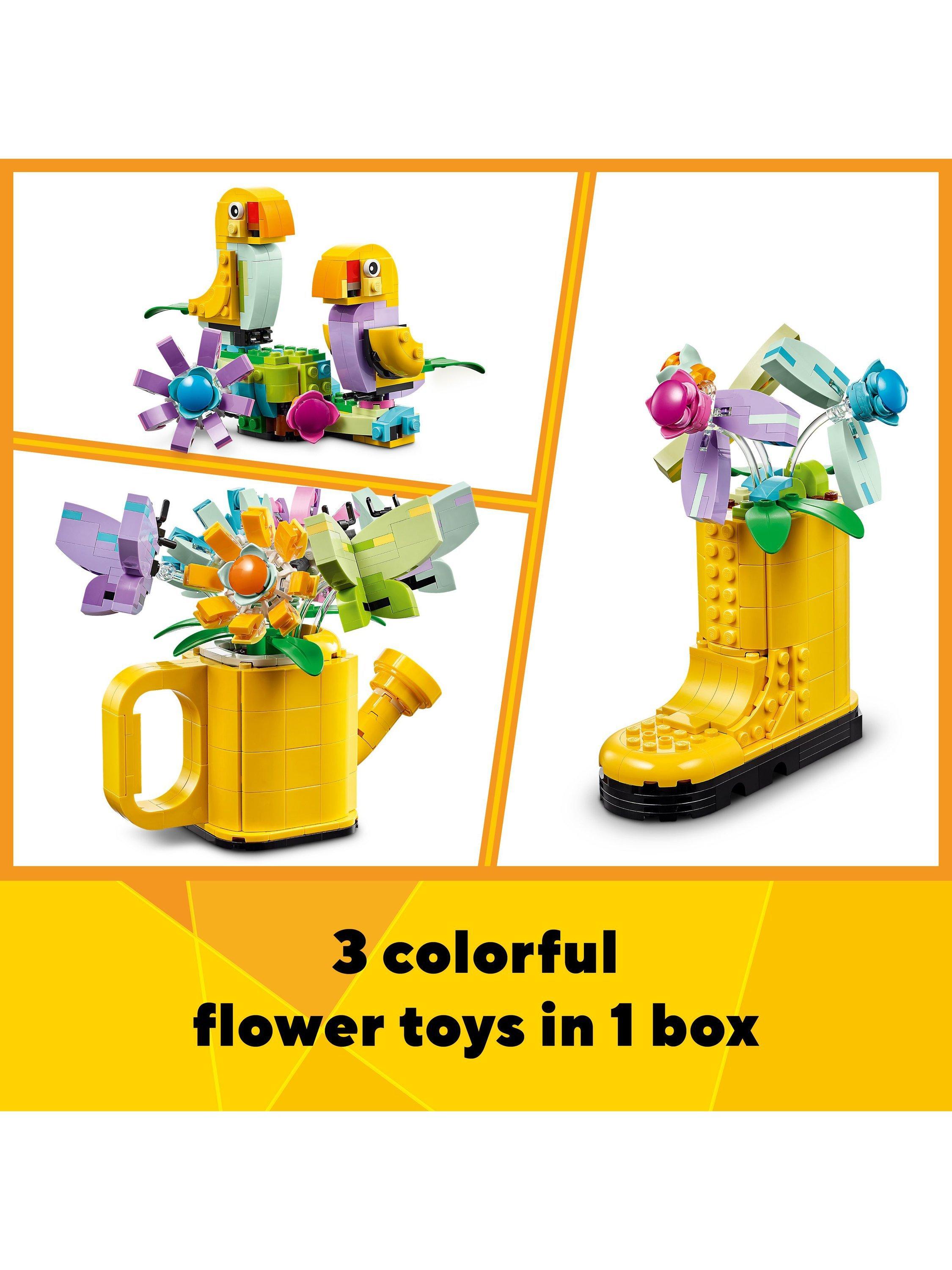 Creator 3in1 Flowers in Watering Can Nature Toys 31149