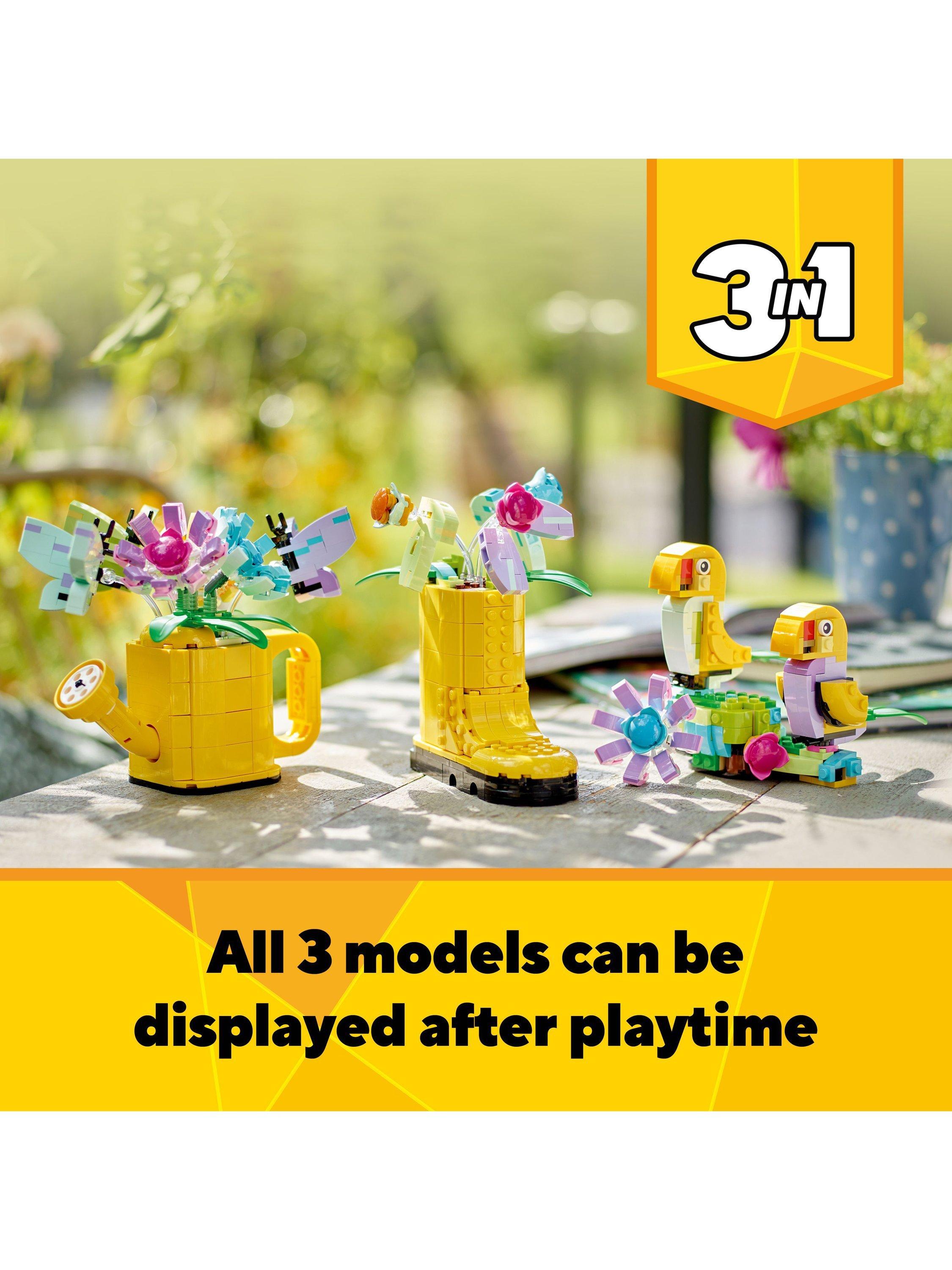 Creator 3in1 Flowers in Watering Can Nature Toys 31149